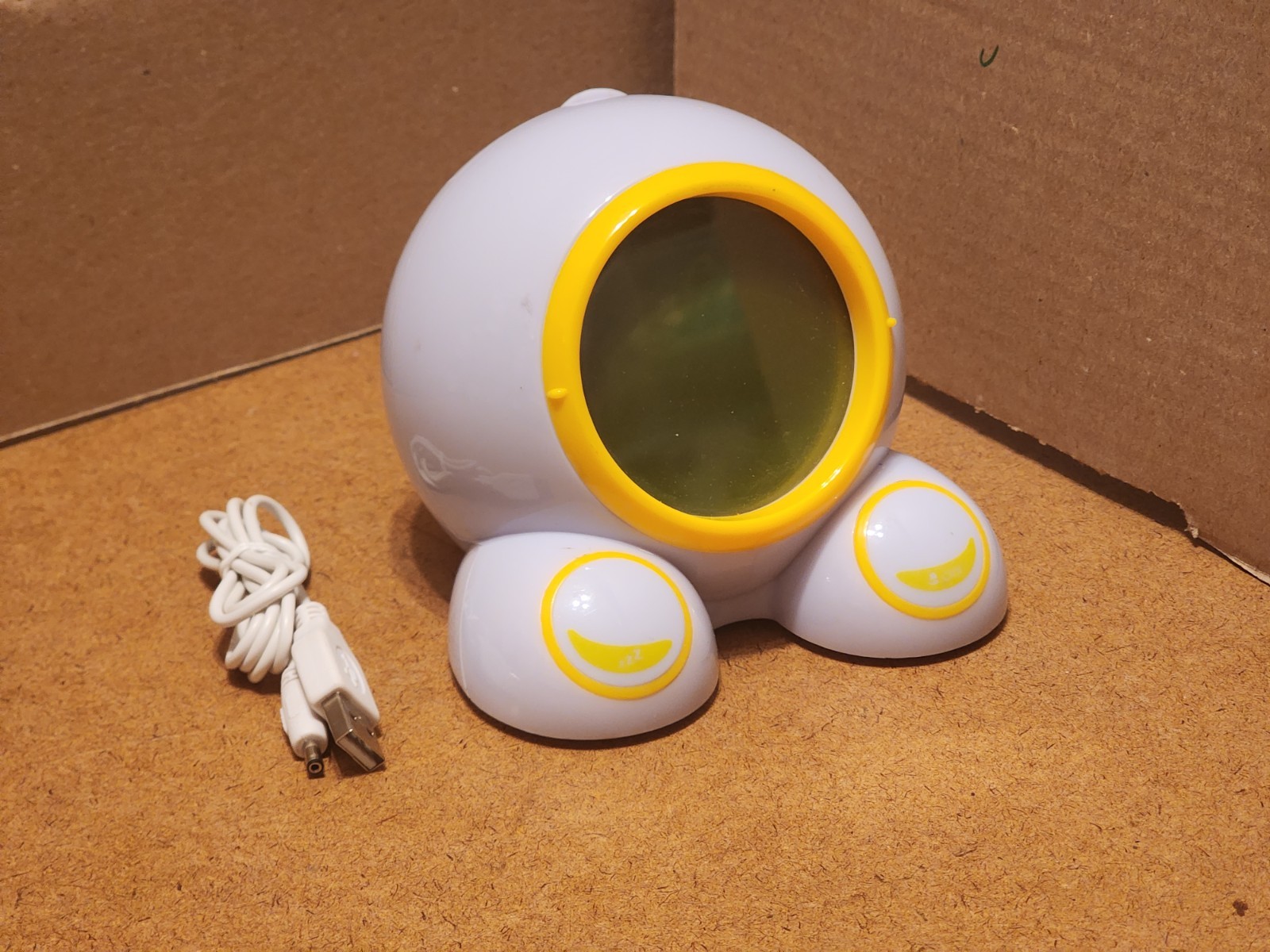 Onaroo Teach Me Time Talking Alarm Clock & Night-Light – with USB Power Cable