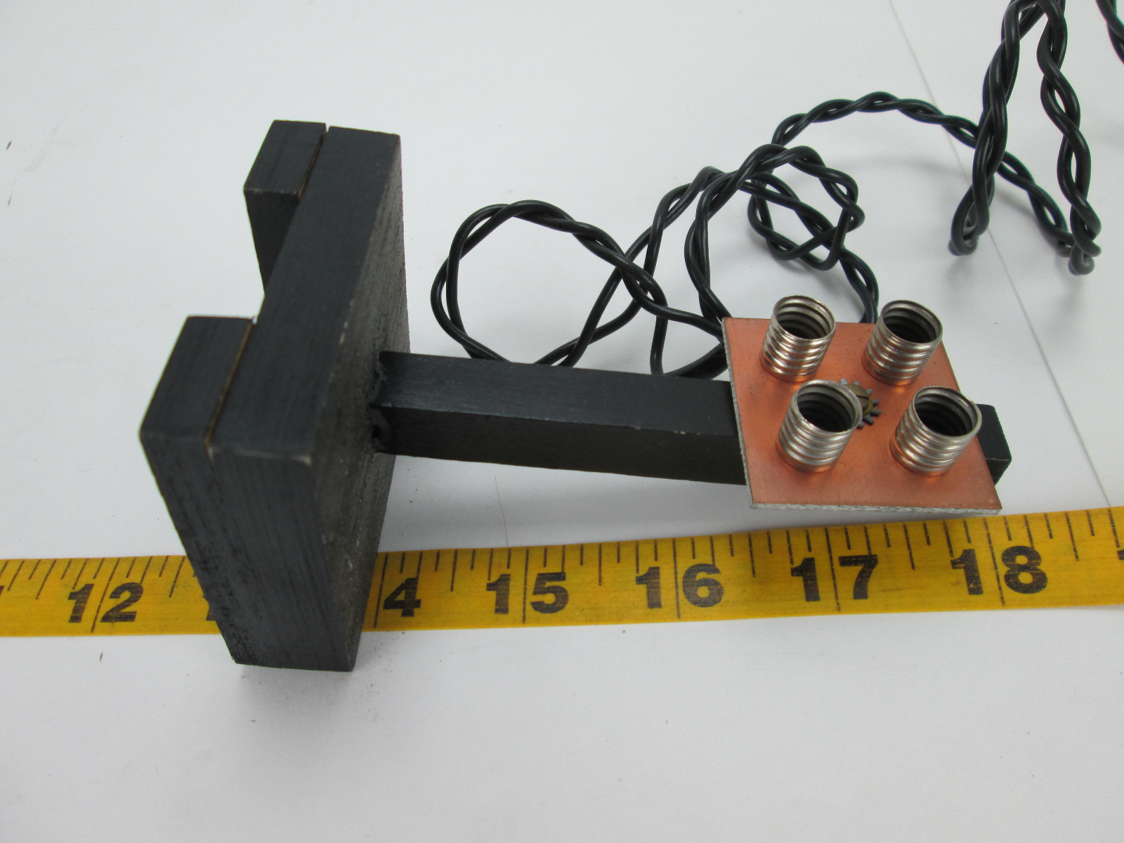 Four Lamp Signal Light Test Electric Science Fair Experiments Lab School T