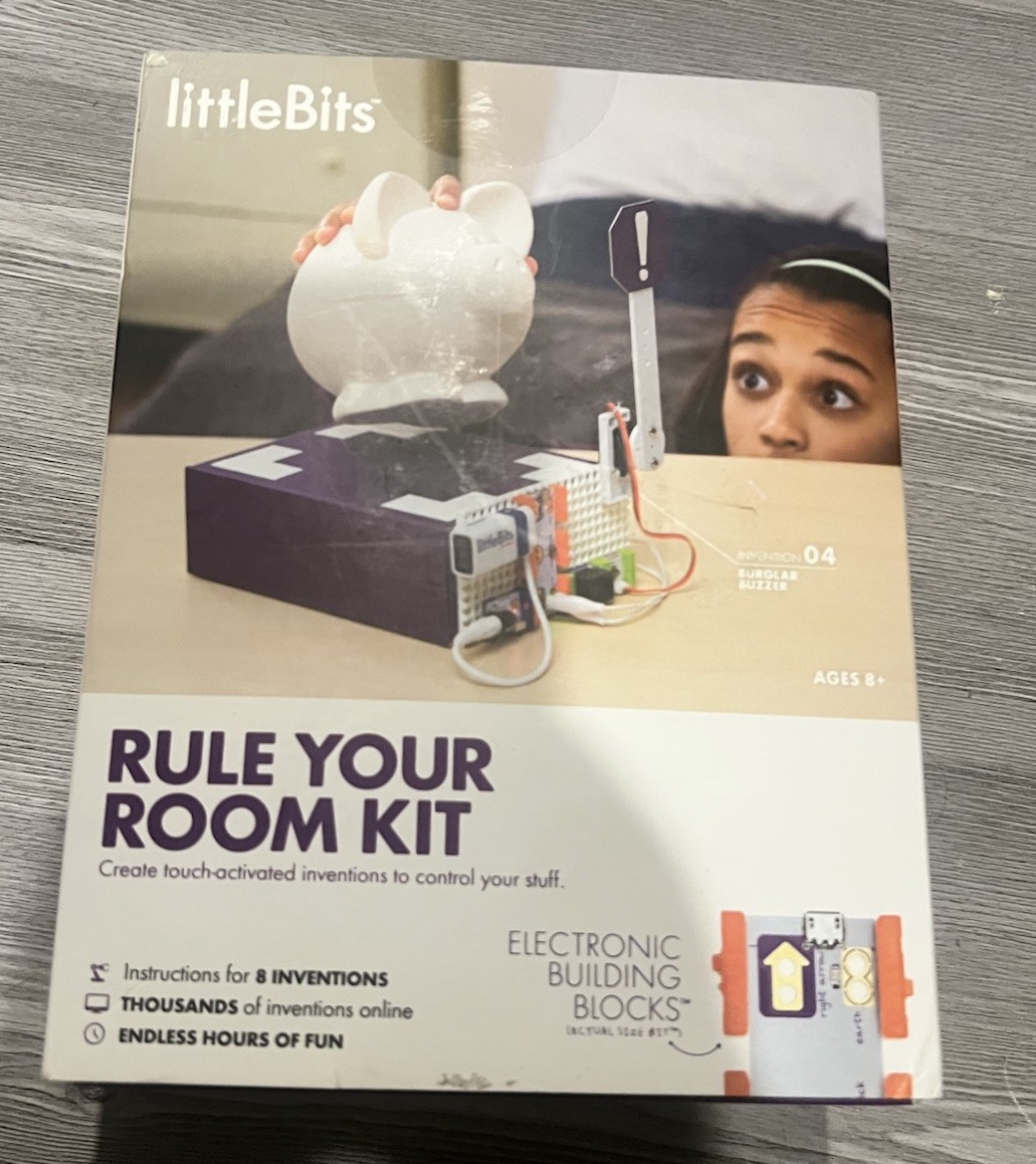LittleBits Rule Your Room Kit STEM Educational Learning Touch Technology- Opened