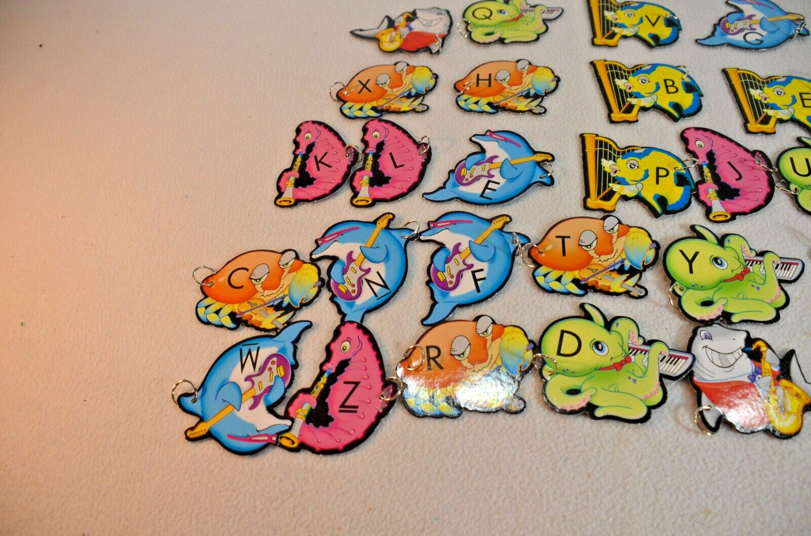 Discovery Toys (ABC) AB Seas Alphabet Fishing Game 1991 Replacement Pieces