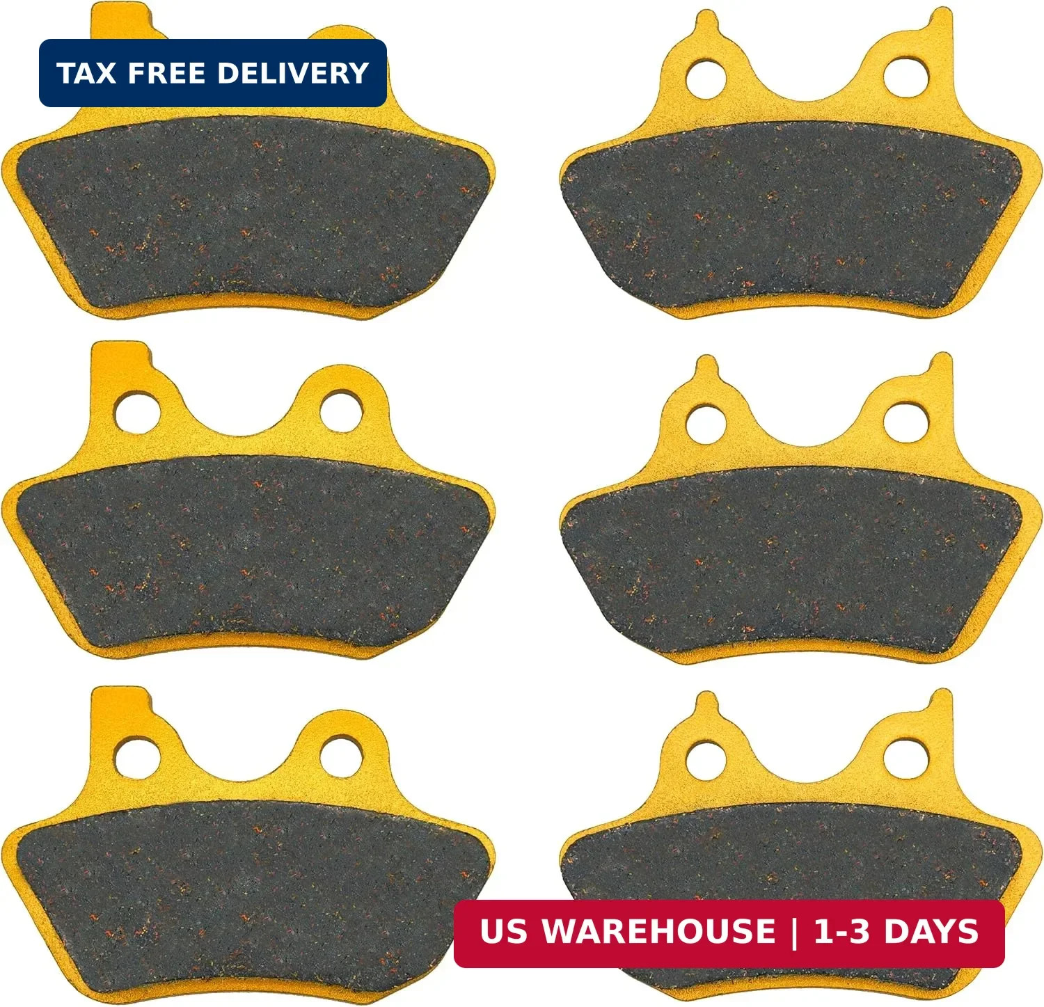 Traild Harley Touring Ceramic Brake Pads 2000-2007 Road King Classic Custom Stre