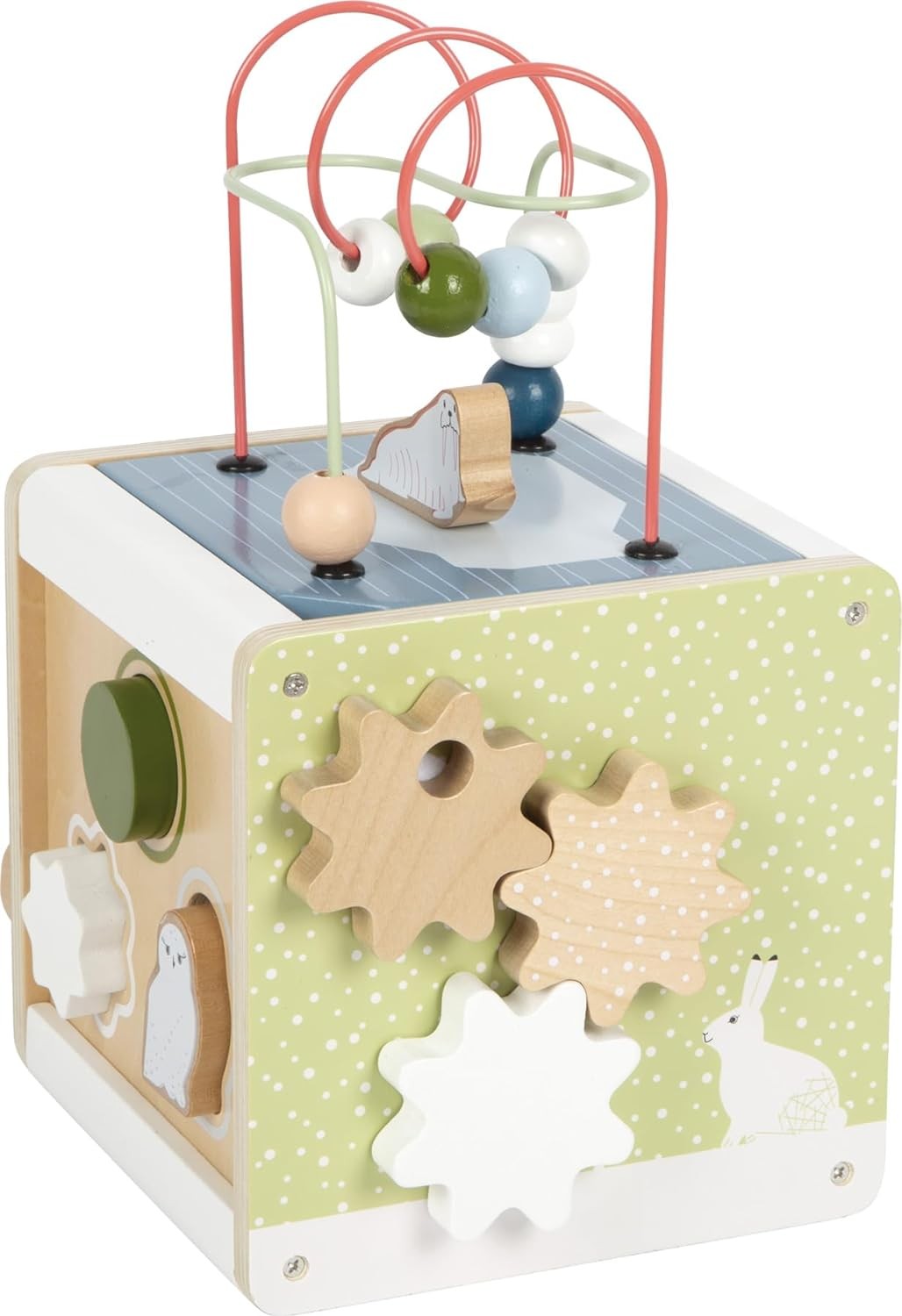 small foot Cube Arctic, FSC 100%-Certified Wood, Motor Activities for Toddlers A
