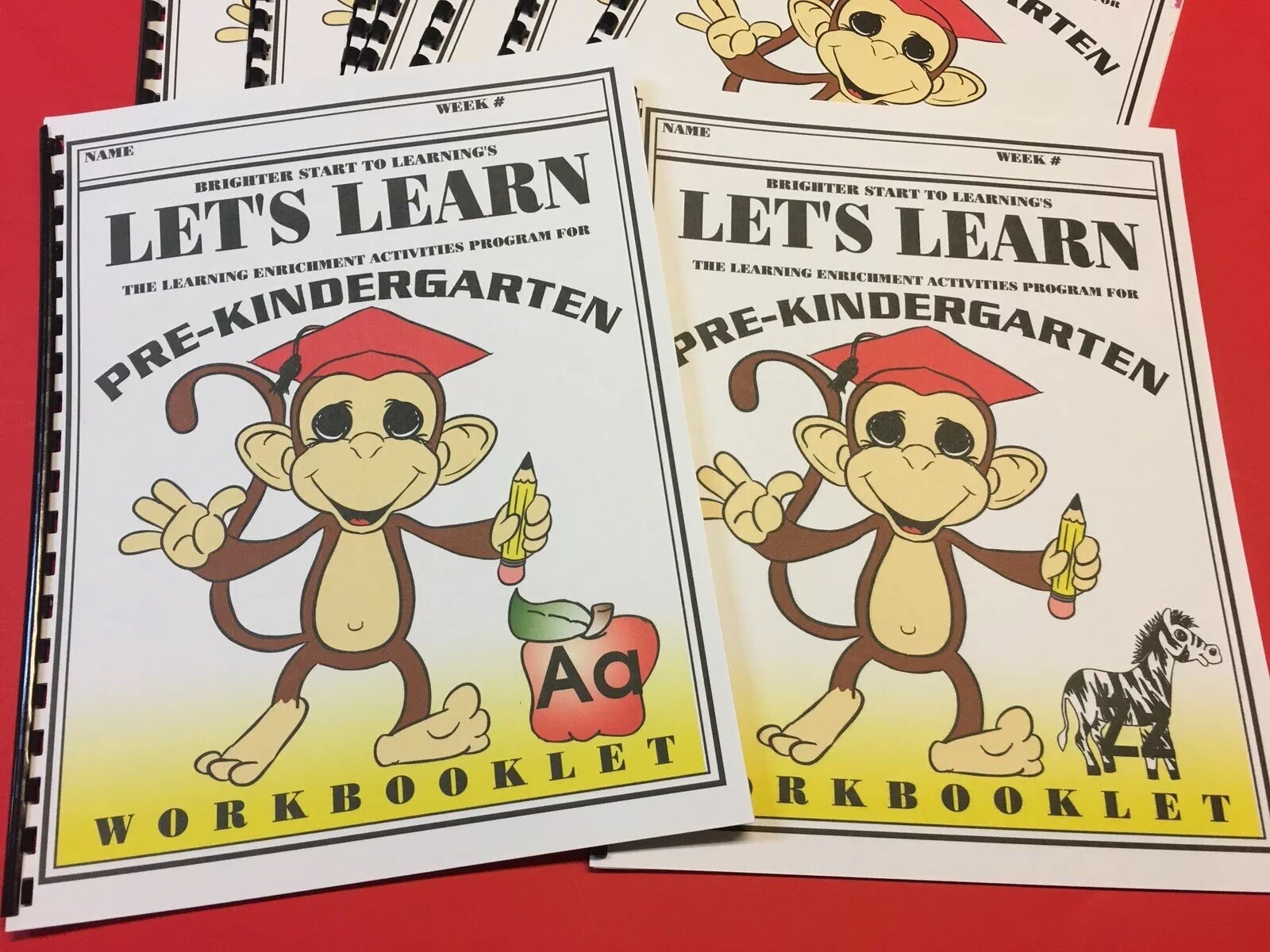 Letters A to Z – Let’s Learn Pre-Kindergarten Weekly Workbooklet (Pack of 26)