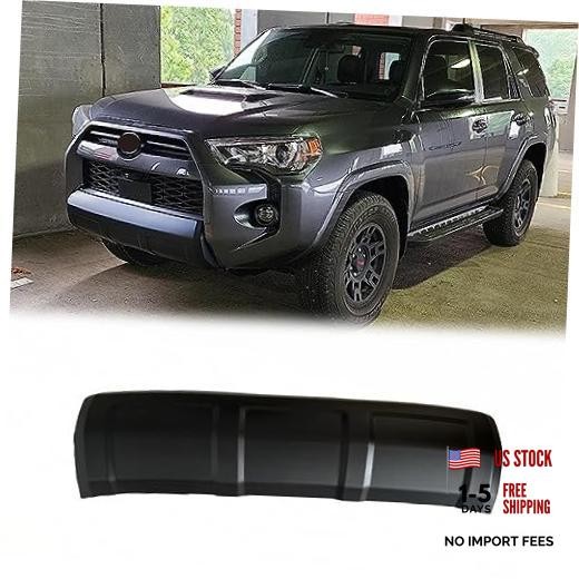Front Bumper Lower Valance Panel Compatible with Front bumper（Matte Black）