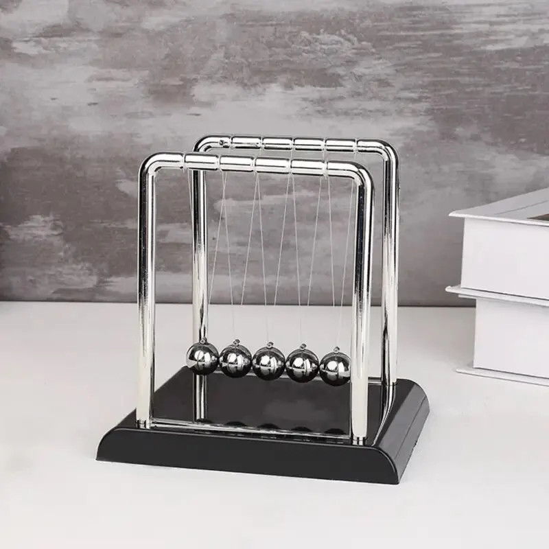 Newton’s Cradle Balance Steel Ball Teaching Supplies Physics Science Pendulum