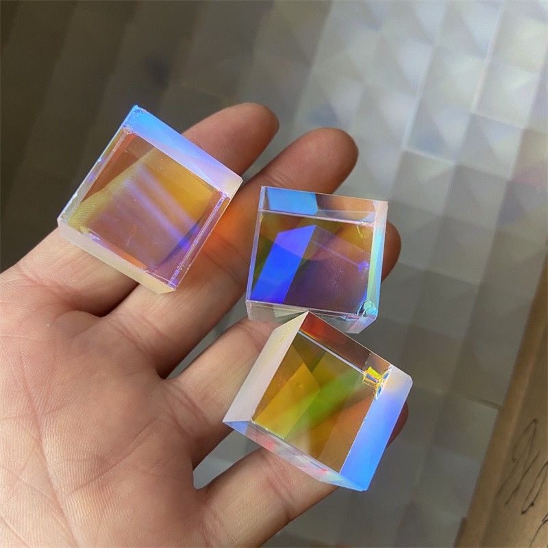 1000PCS 2.2×2.15/2.3/1.9cm Defective Dichroic X-Cube Prism RGB Combiner Splitter