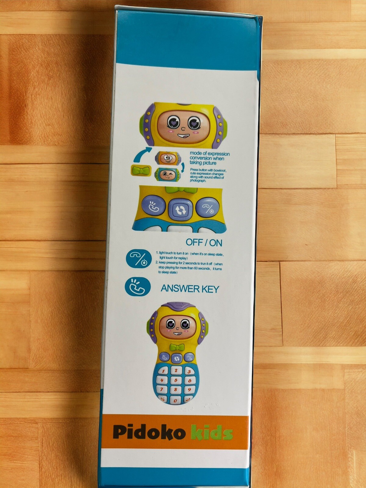 KEINXS Pidoko Kids toy Mobile Phone Face Changeable Phone Expression New