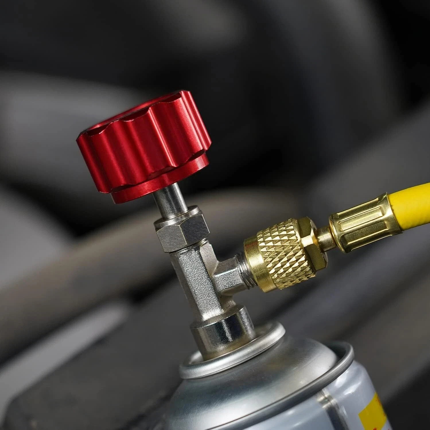 Lichamp R134a Can Tap, Automotive R 134a Self Sealing Can Tap and Puncture AC