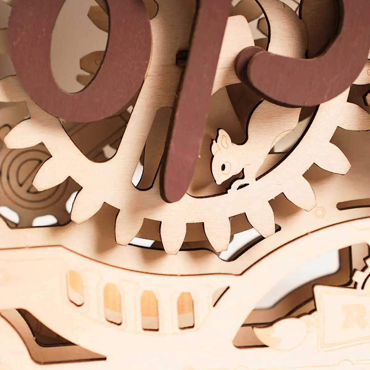 Robotime Rokr 3D Wooden Puzzle Open Closed Sign Jigsaw Home Decoration, DIY Toys