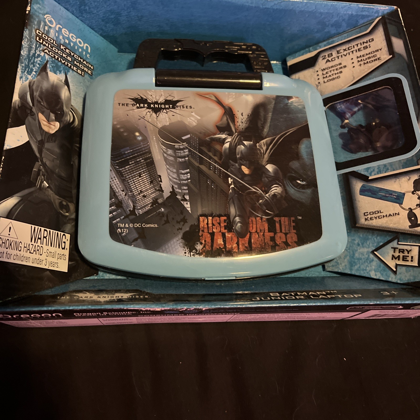 Batman The Dark Knight Rises learning letters laptop New Oregon Scientific