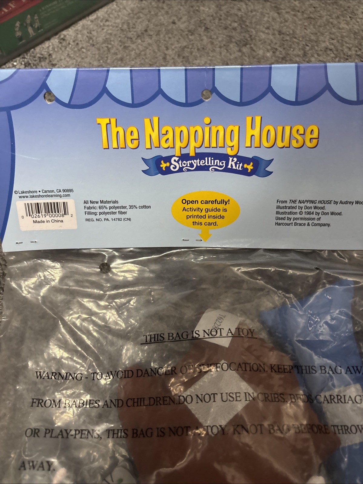NEW Lakeshore The Napping House Storytelling Kit