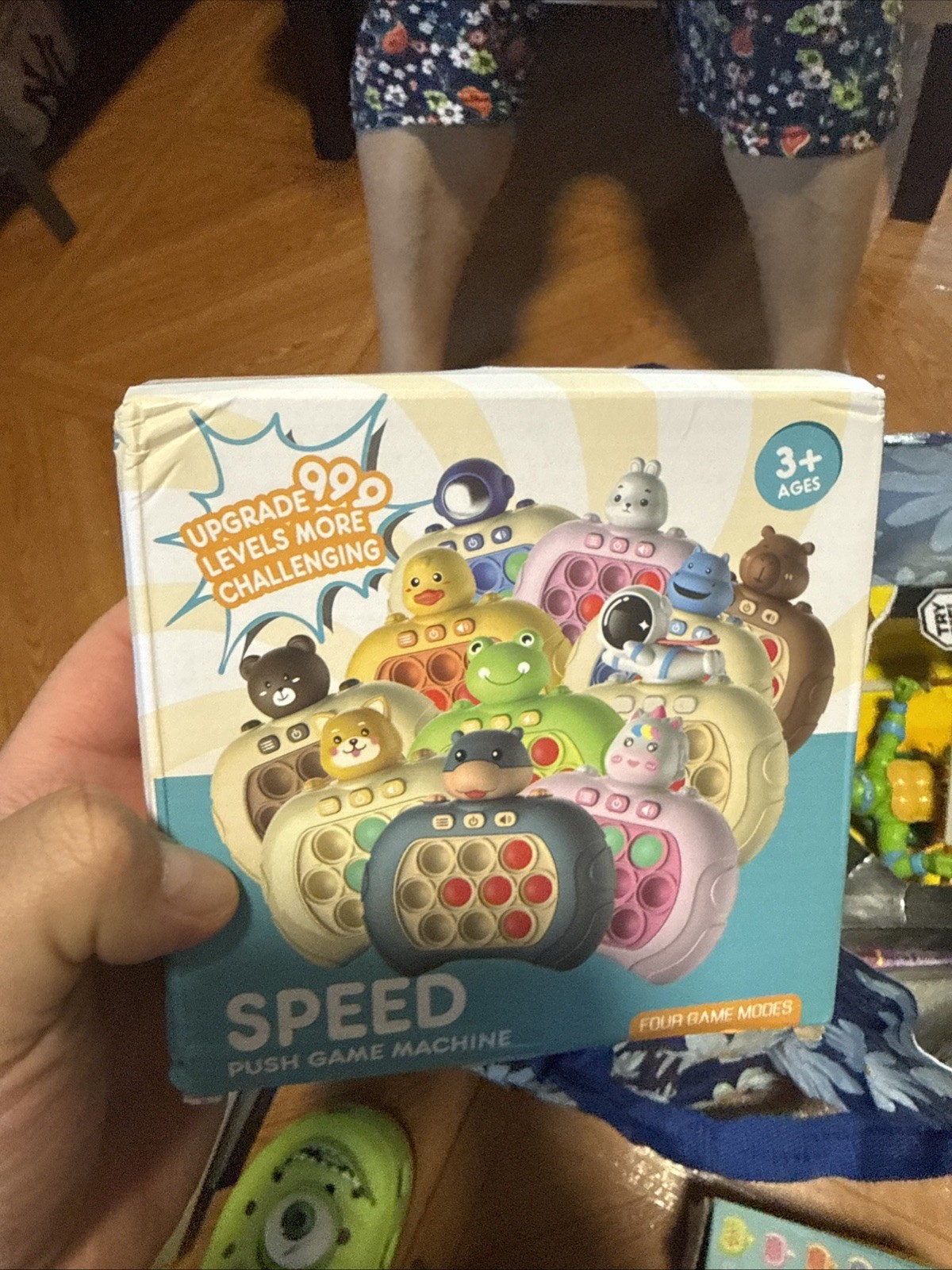 Speed Pass Game Machine Push Fidget Sensory Toy Game Duck Variety Age 3+Upgraded