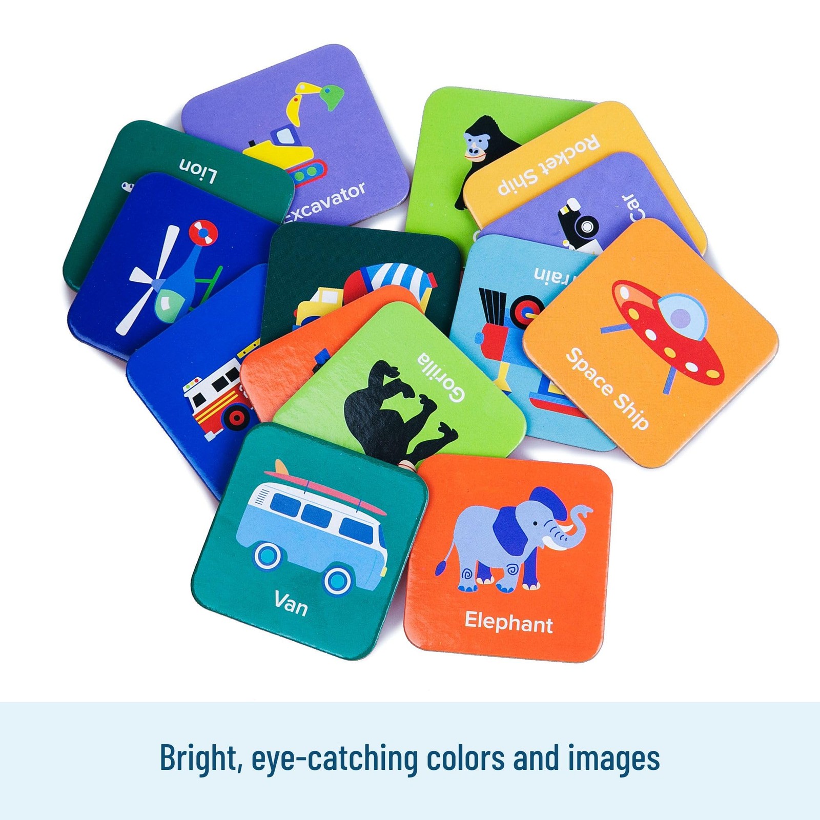 Wildkin Memory Matching Game 36 Educational Toddler Preschool Learning Cards