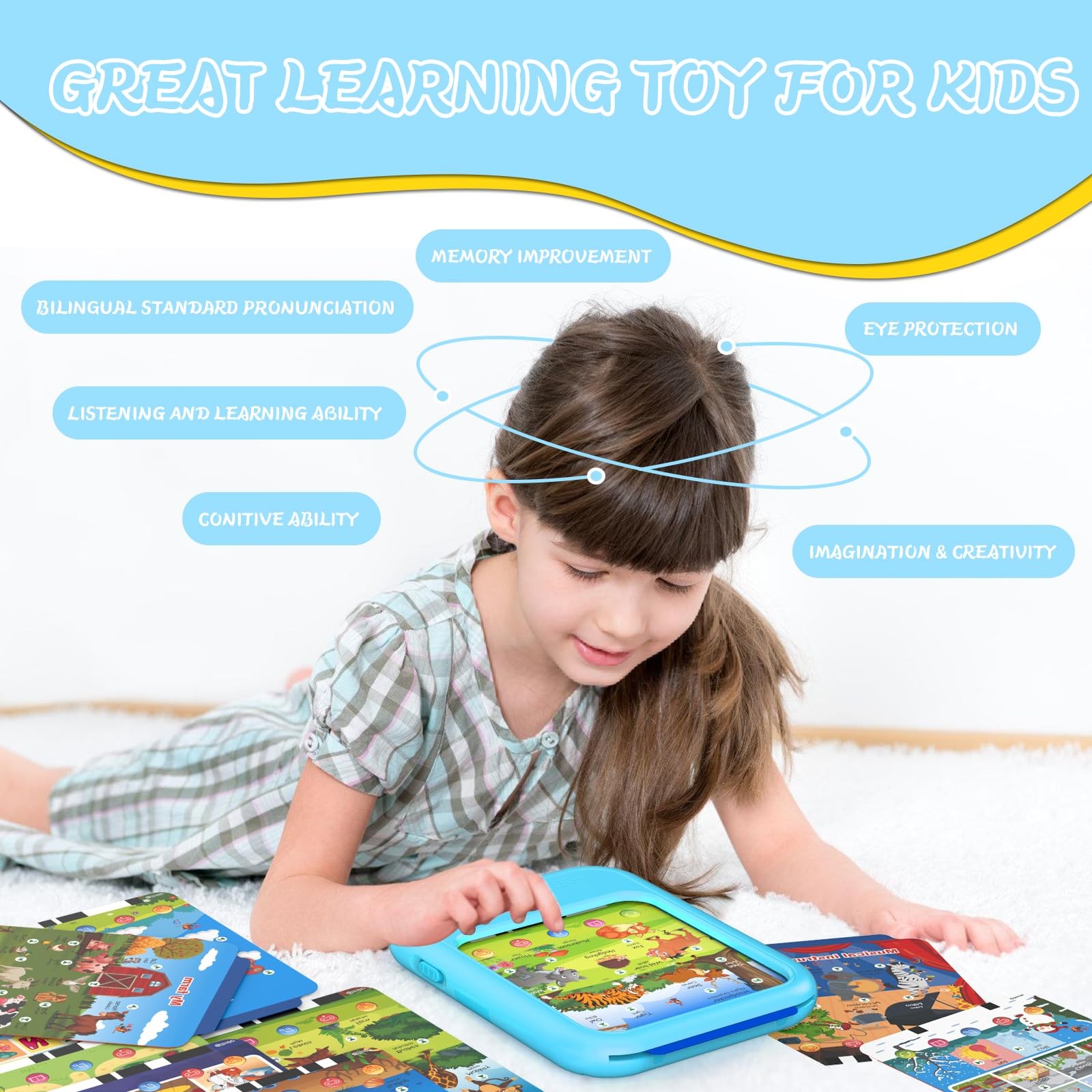 Kids Educational Learning Tablet Toy-Educational Tablet Toy to Interactive Le…