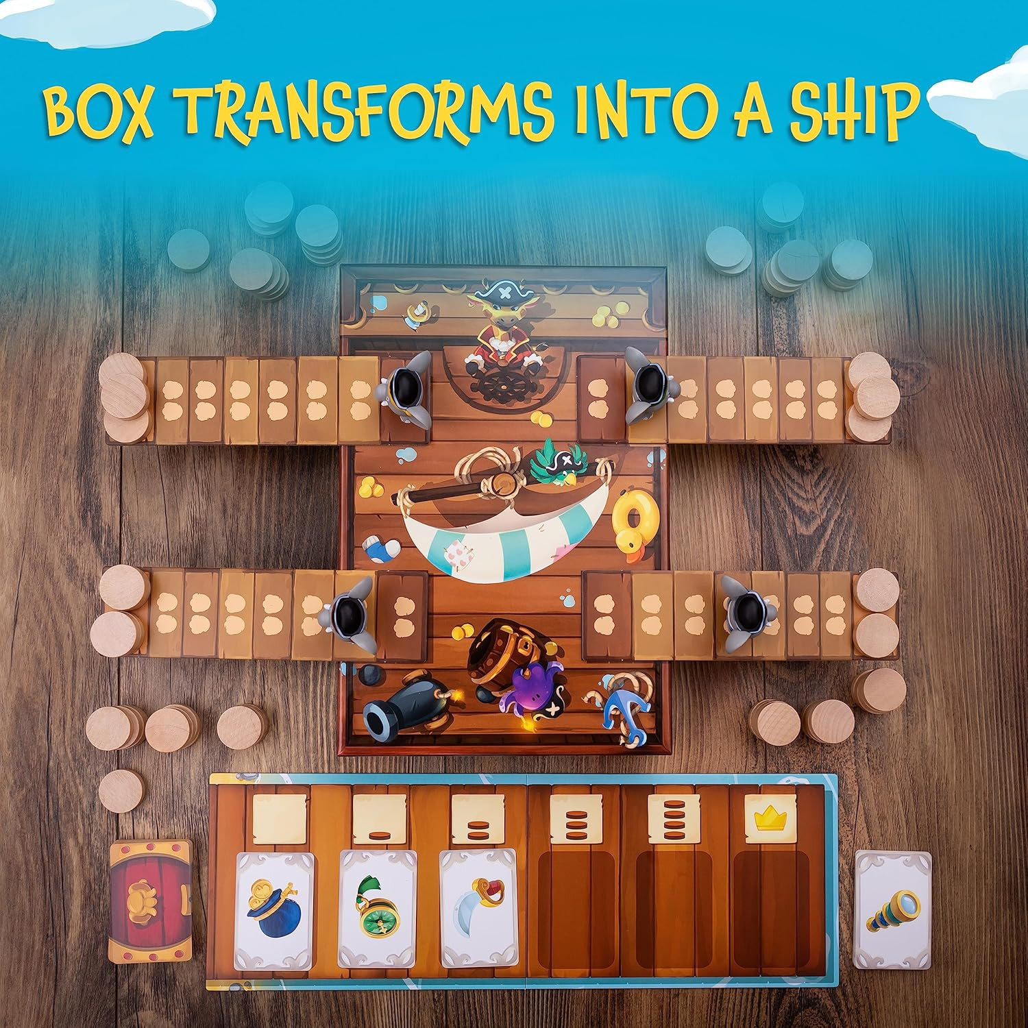 Stomp the Plank – Suspenseful Pirate Brain Game | Engaging Activity for Kids & A