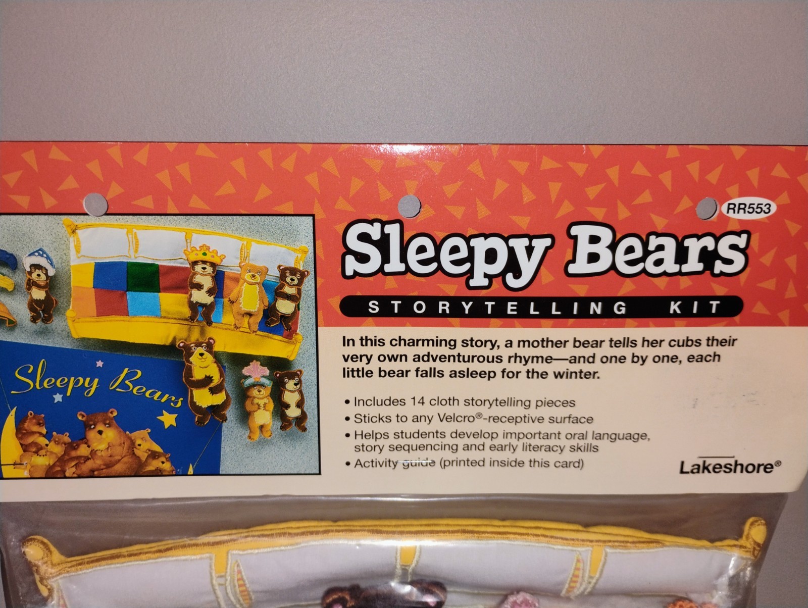 Vintage Lakeshore Storytelling Kit Sleepy Bears 1999 Preschool Homeschool