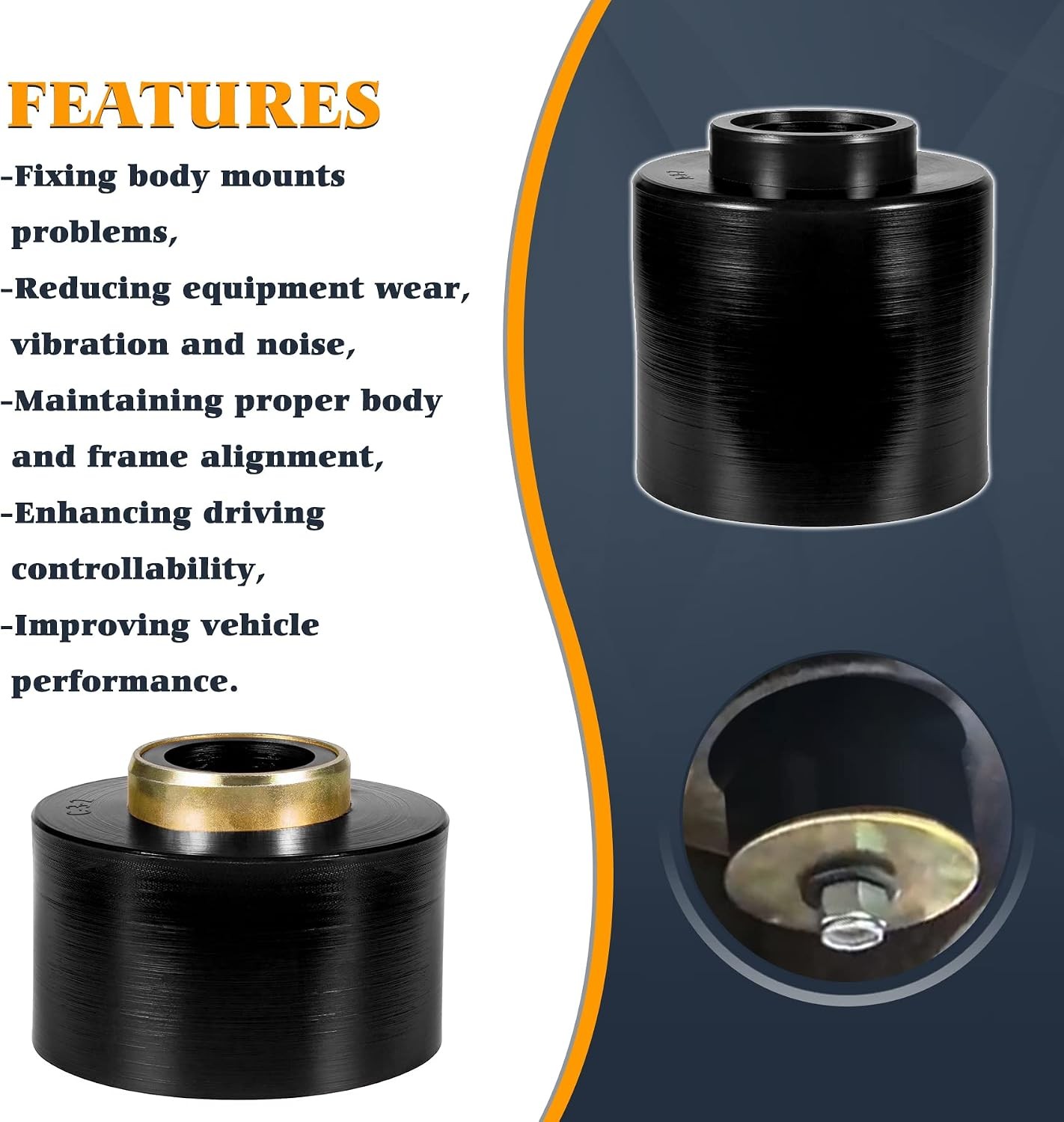 Ford Cab Mount Bushings 1980-1998 Poly