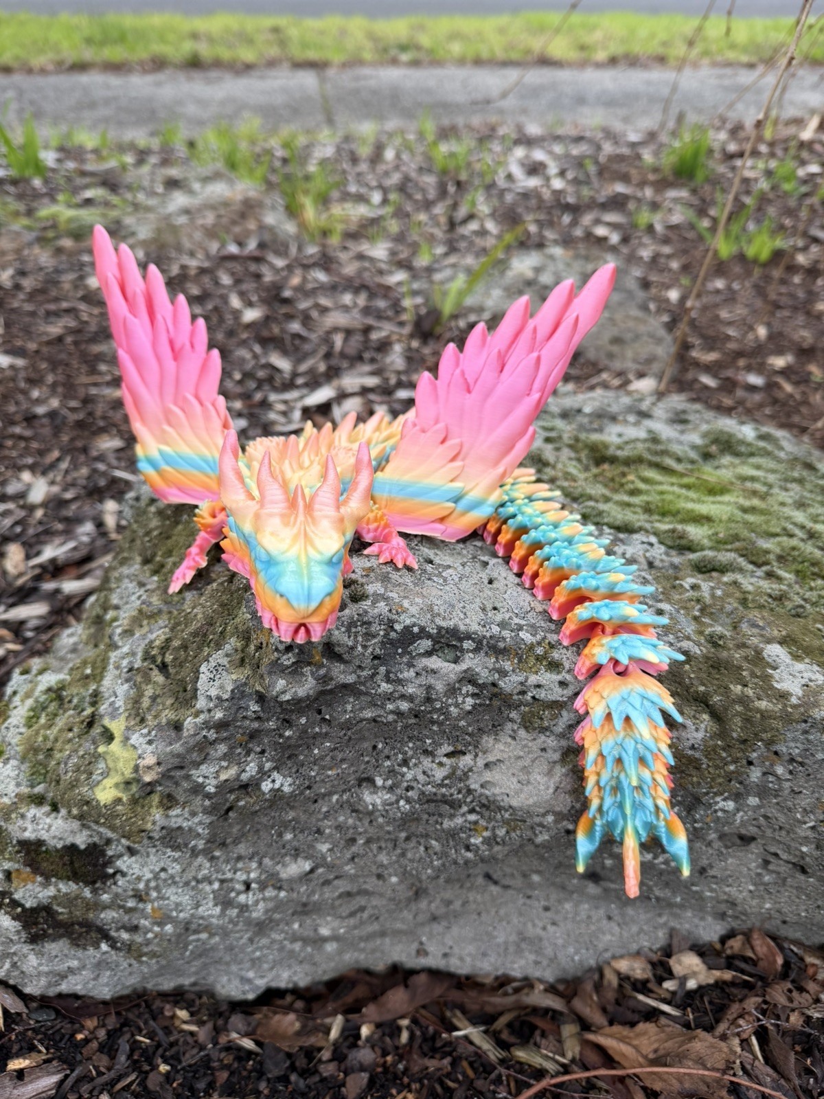 Rainbow Dragon Articulated