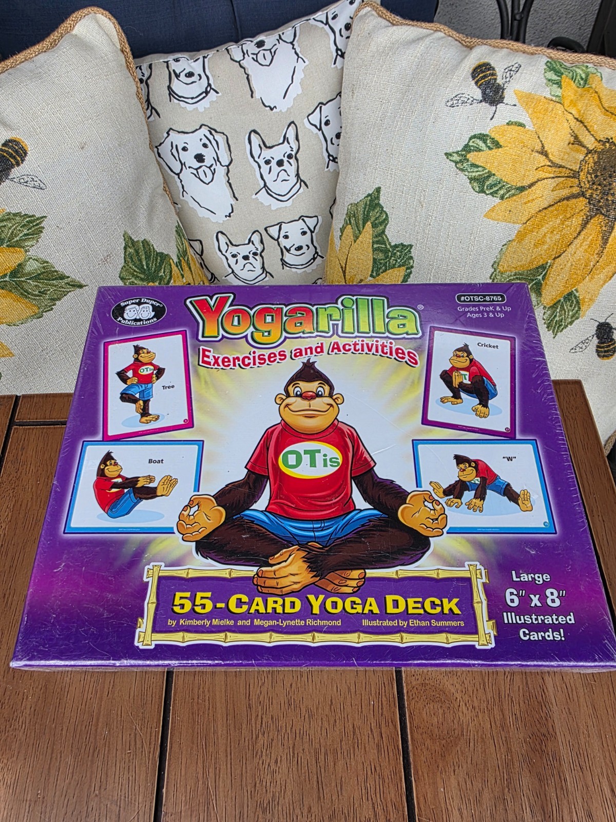 Super Duper Publications Yogarilla Yoga Deck 55 Large Illustrated Sealed BOX