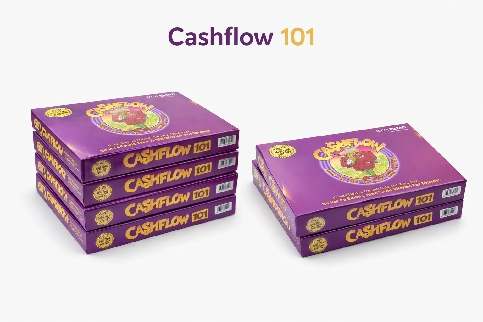 Rich Dad Board Game Cashflow 101 & 202 by Robert Kiyosaki Finance Investment