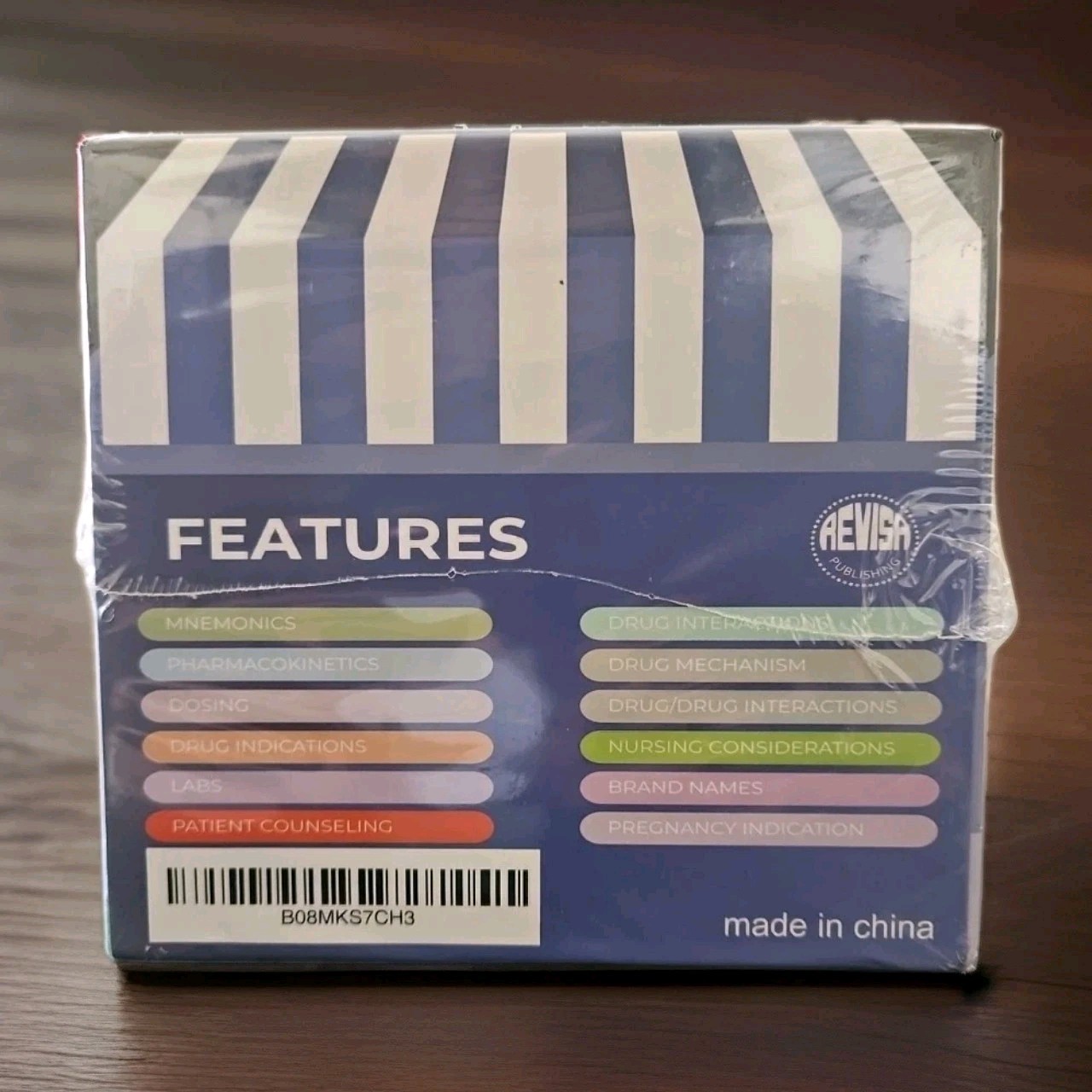 Revisa Top 300 Drugs Pharmacology Cards Portable Flash Cards Box Study
