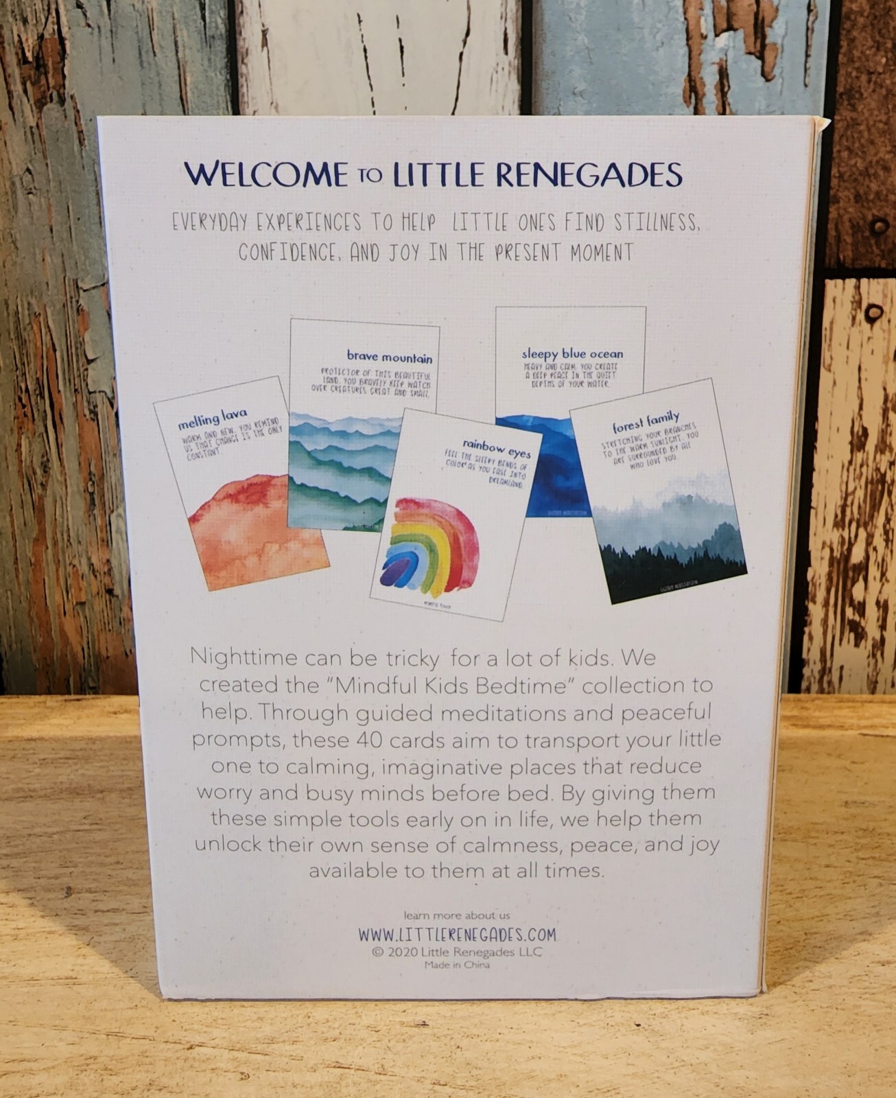 Little Renegades Mindful Kids “Bedtime” – Guided Meditations & Peaceful Prompts