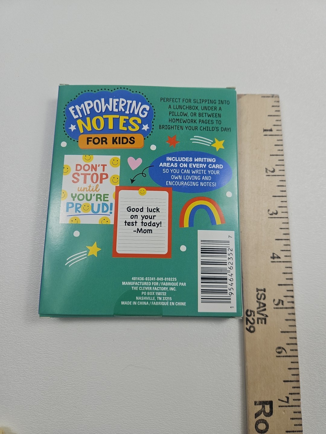 Empowering Notes For Kids 36 Card Set -Positive Thoughts & Affirmations – Daily