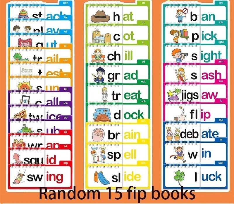 30 Flip Book Read and Rhyme Flip Books Word Family Flip Books Flash Cards