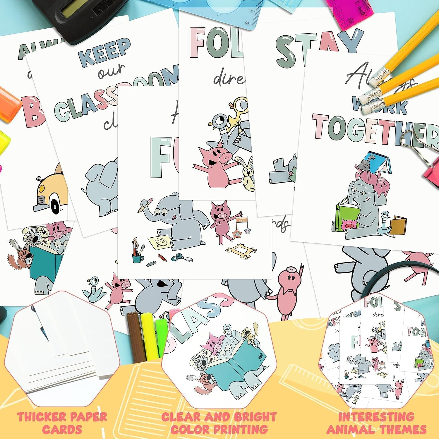 Educational Charts & Posters for Classroom Decor – Back to School 12 Good Habits