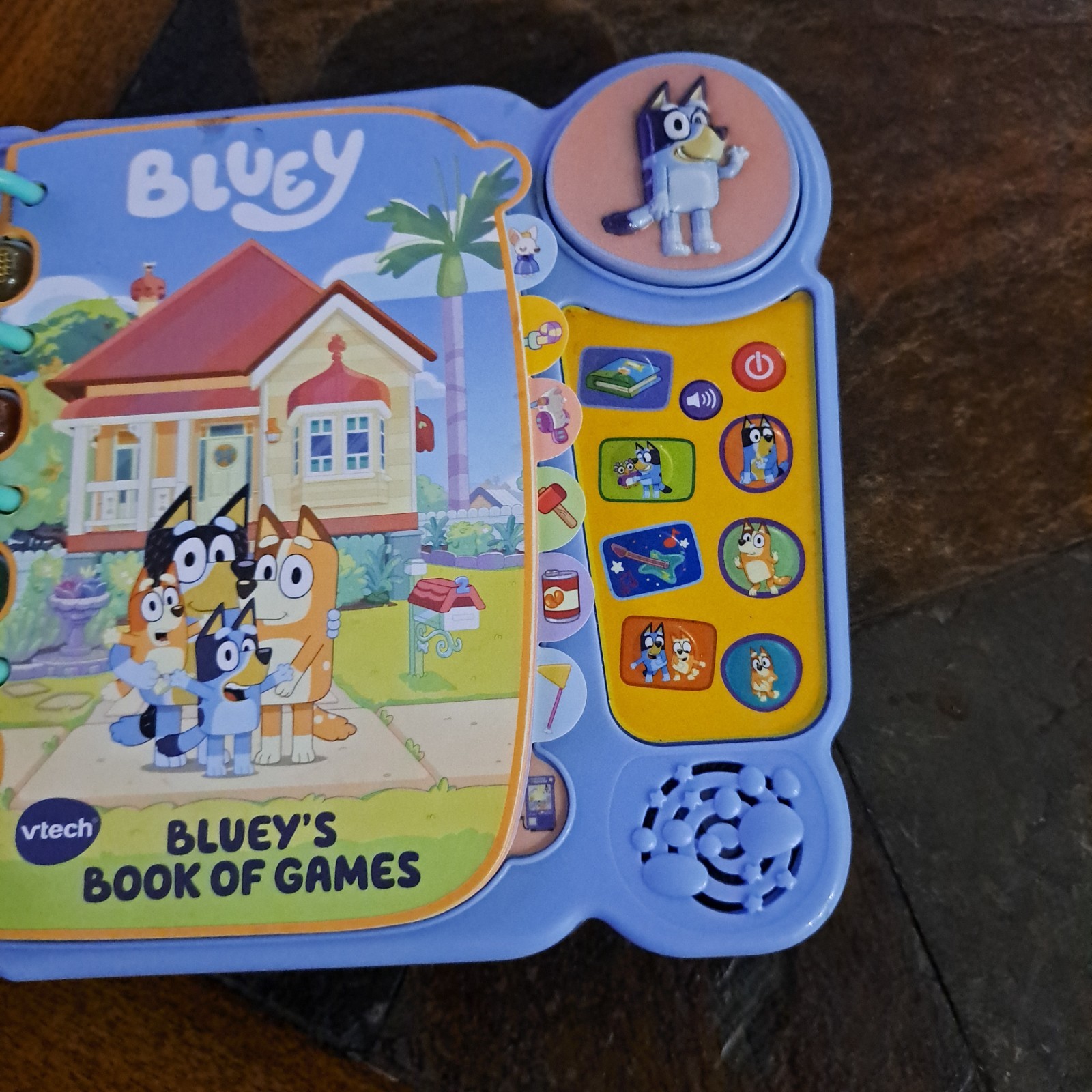 VTech “Bluey’s Book of Games” Interactive Pretend-Play Book for Preschoolers.