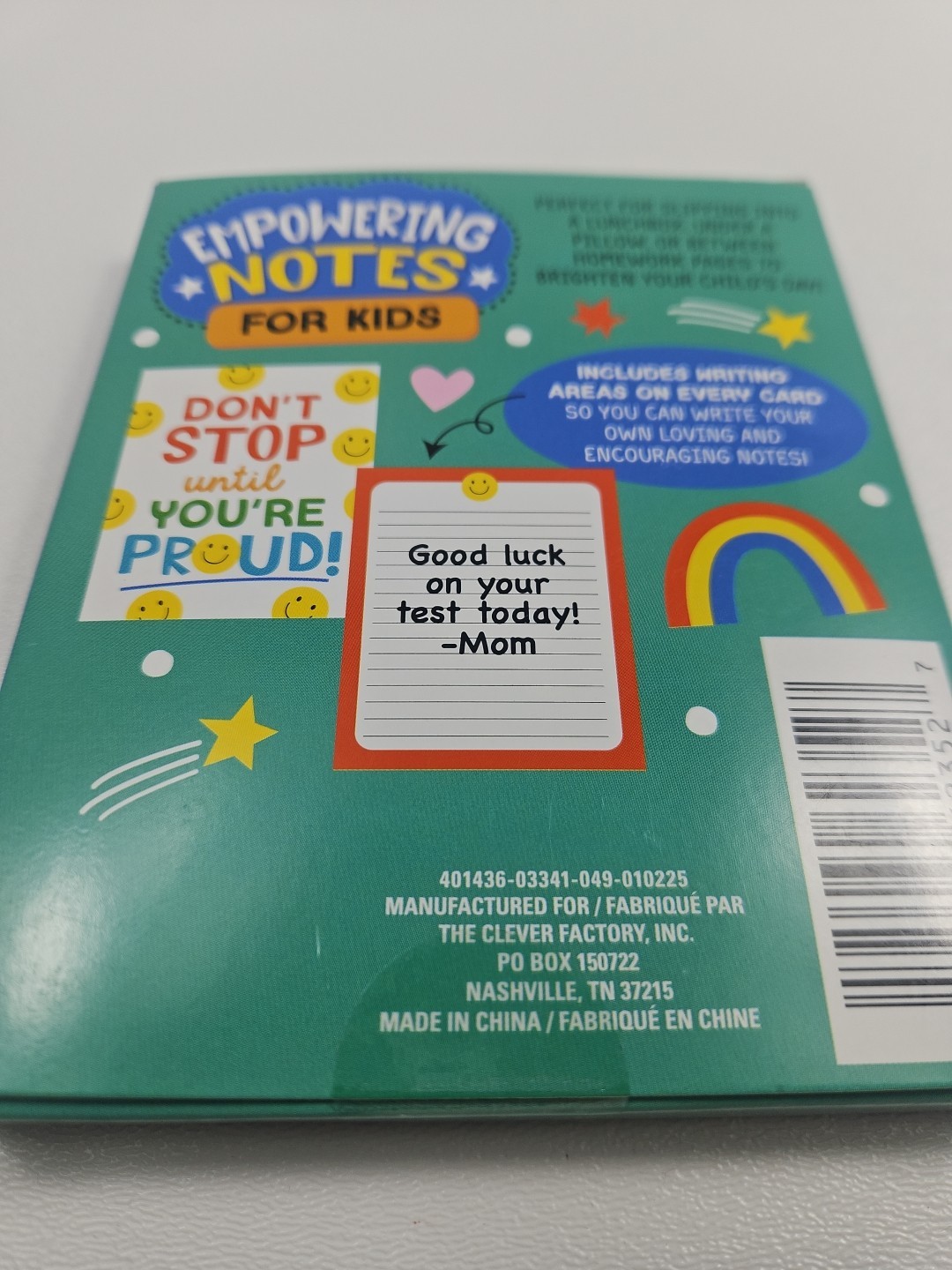 Empowering Notes For Kids 36 Card Set -Positive Thoughts & Affirmations – Daily