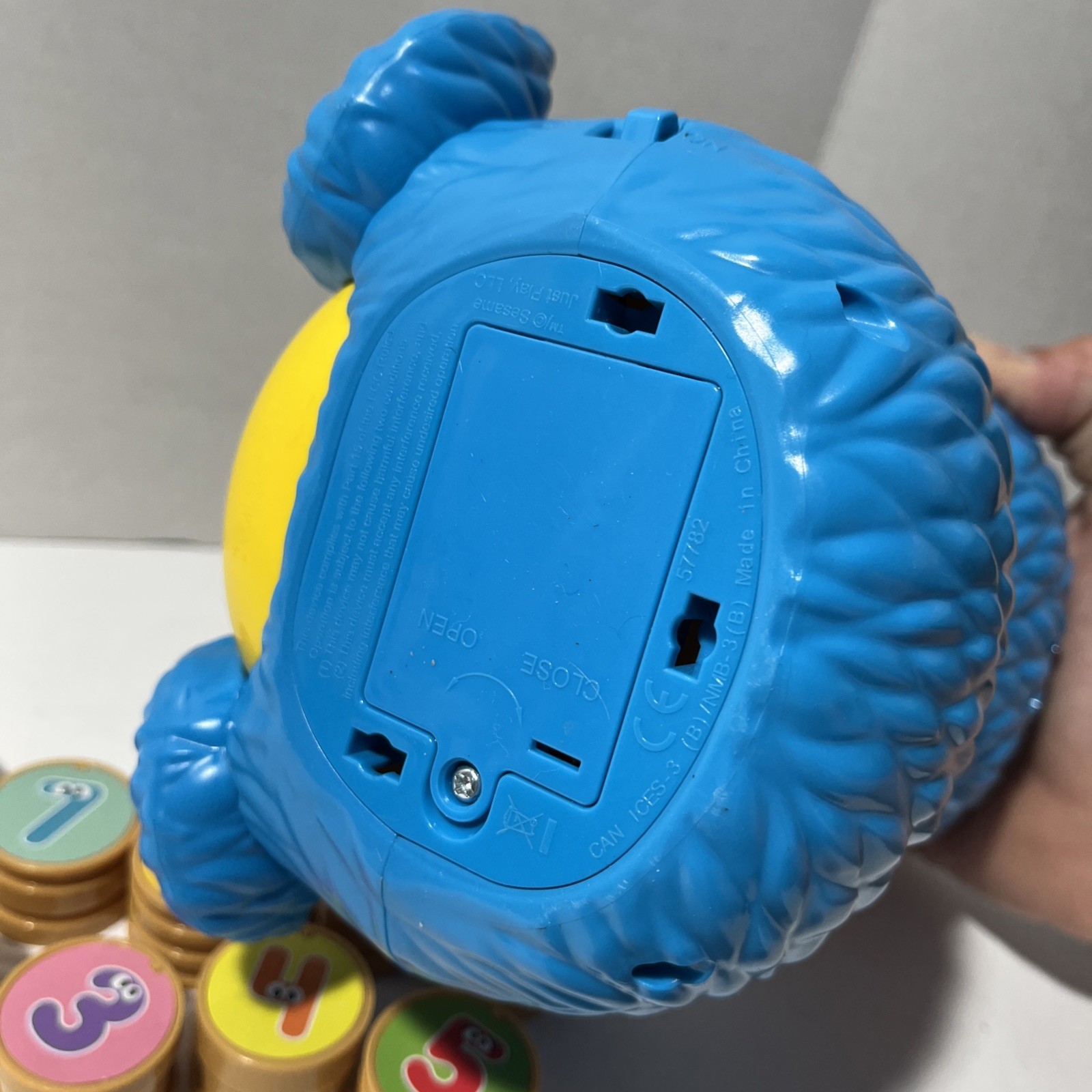 SESAME STREET Cookie Monster Counting Jar Tested Educational Math Learning Toy