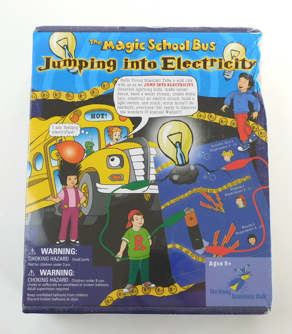 Scholastic’s The Magic School Bus Jumping Into Electricity Kit – New, Sealed