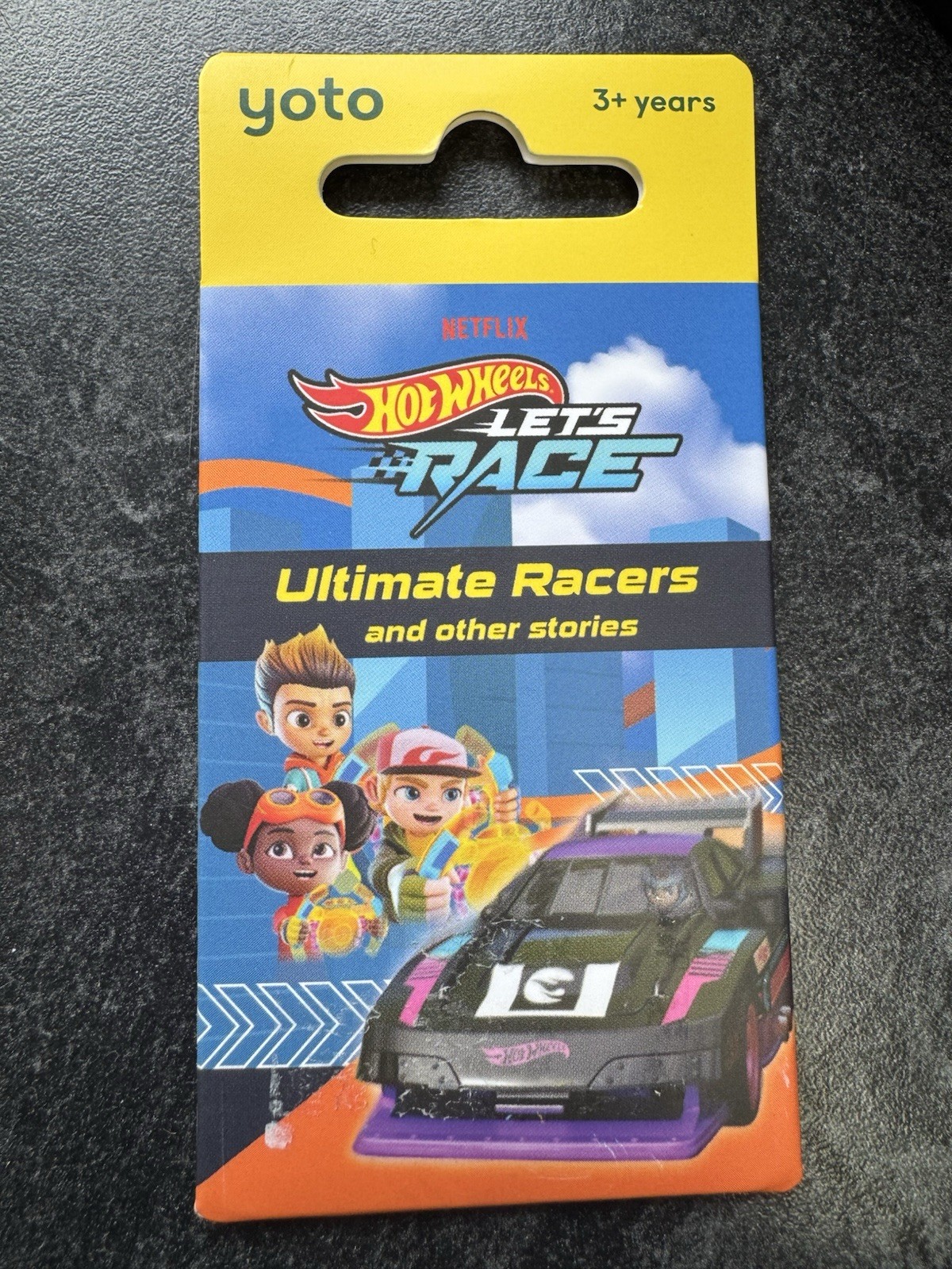 Yoto Hot Wheels Ultimate Racers Audio Card Kids Stories FAST SHIP NEW