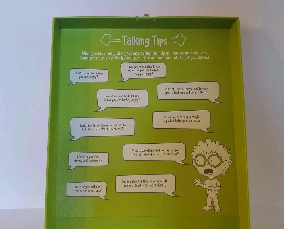 Open The Joy – Anger Management in a Box 50 Calming Activities in a Box – NEW