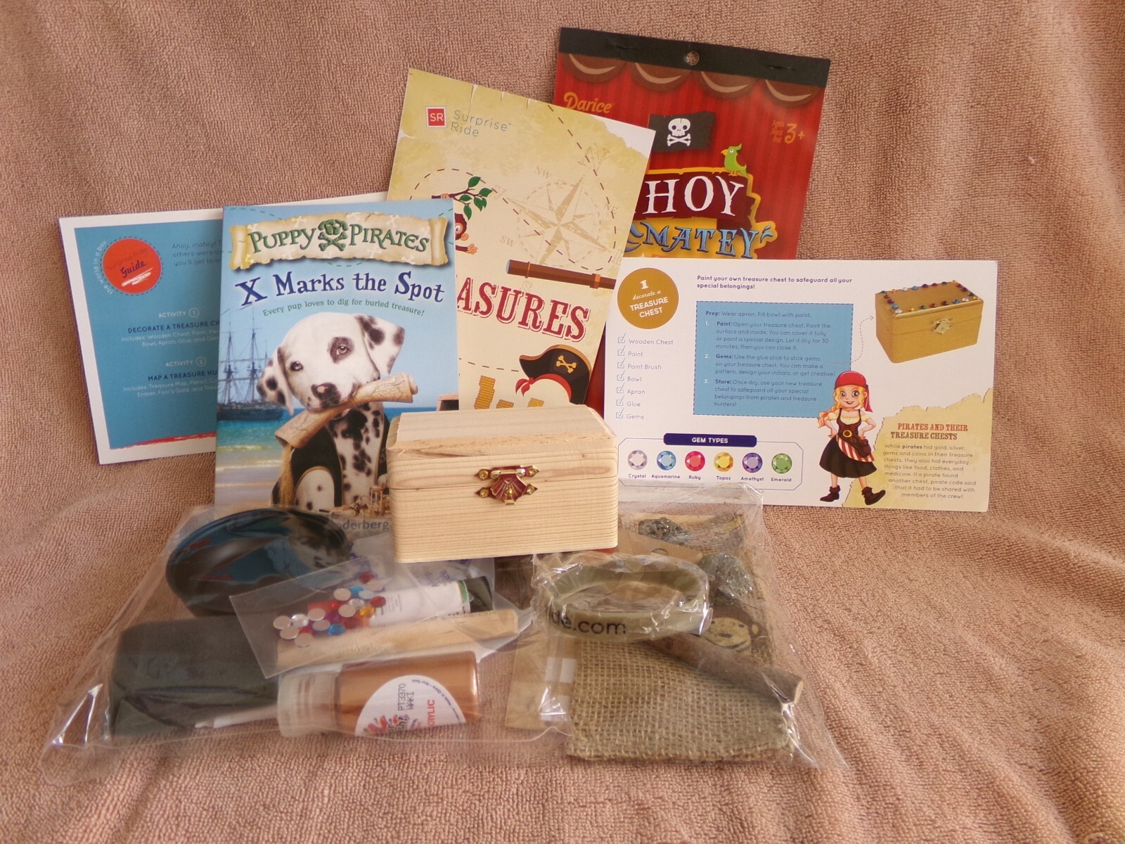 “Surprise Ride” Subscription Box “Pirates” Complete/New With Original Box
