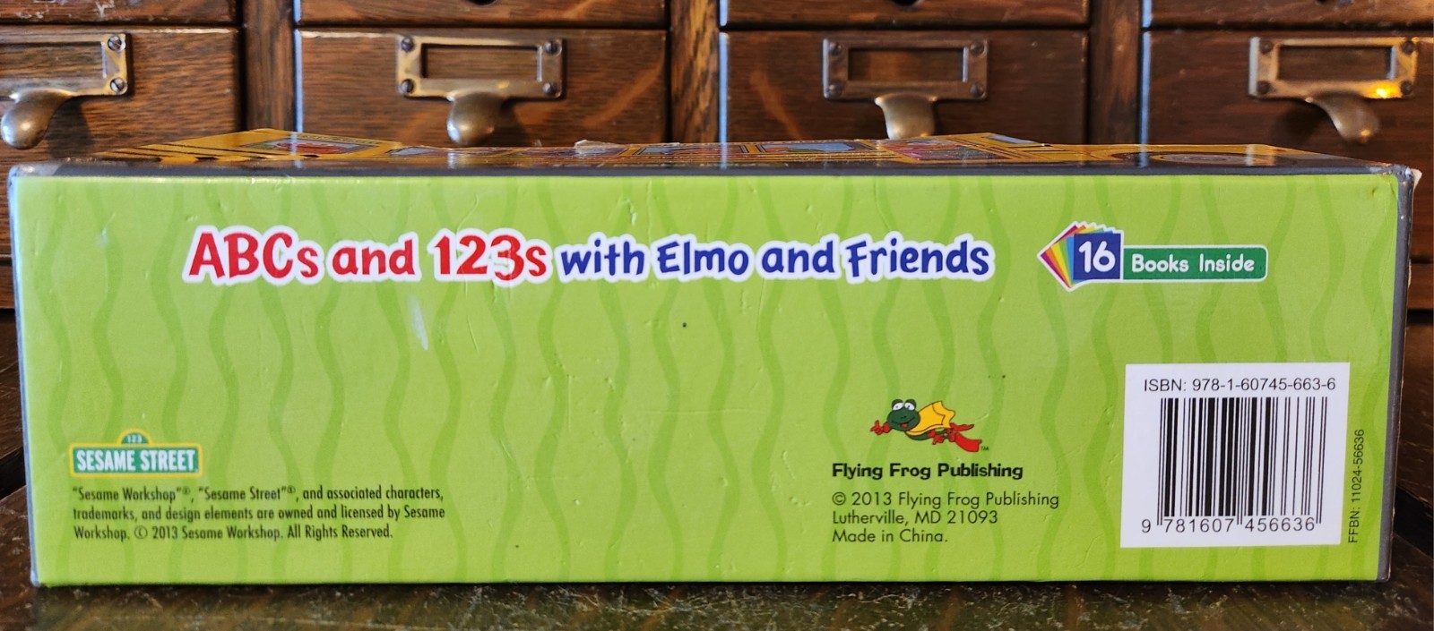 Sesame Street Learning Bus Board Books 2013 Set ABCs & 123s Elmo & Friends