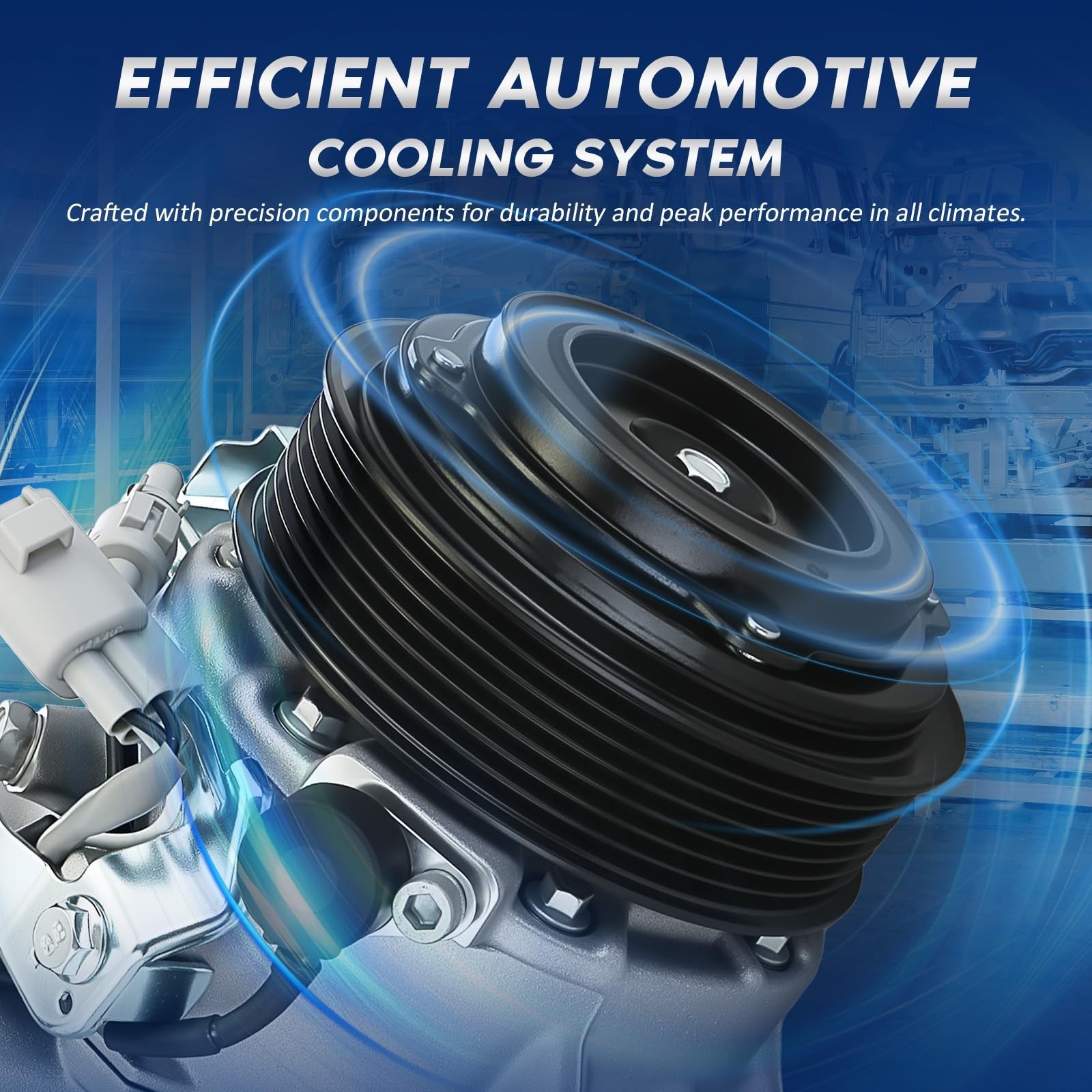 ﻿AC Air Conditioning Compressor for 2013-2018 Lexus ES350, for 2010-2015