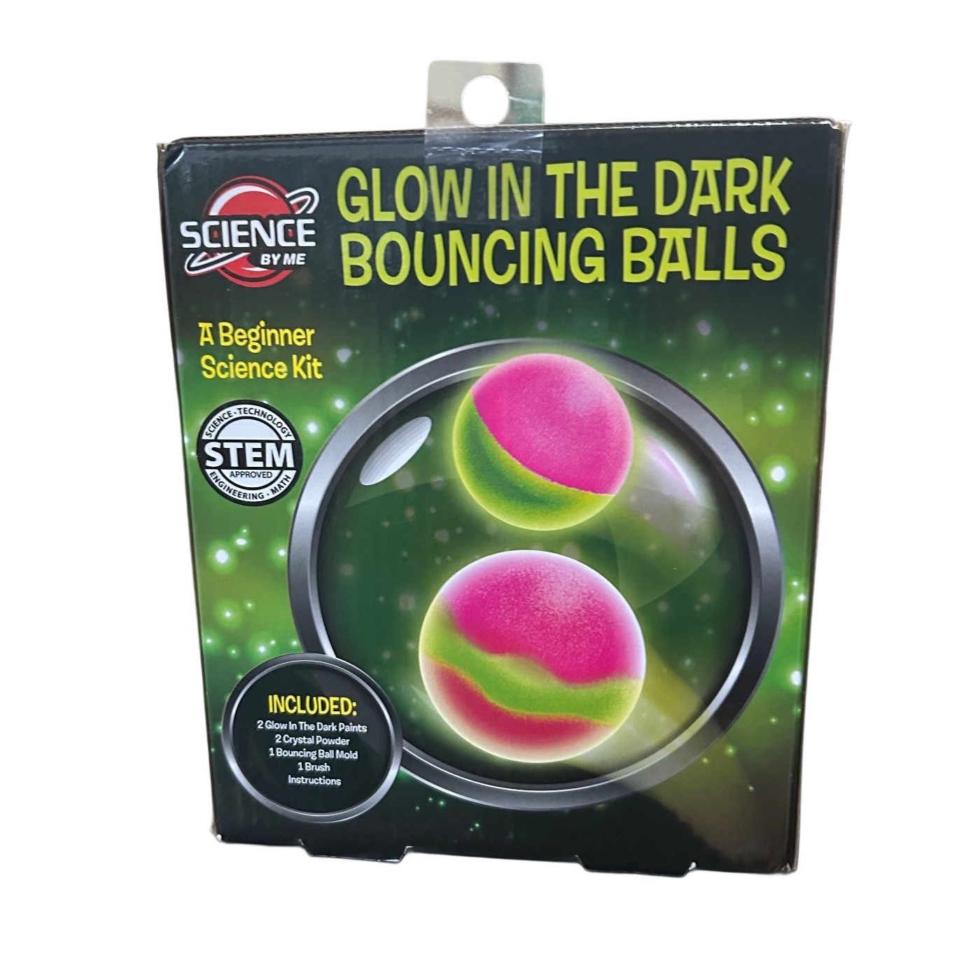 Science By Me STEM DIY Glow In The Dark Bouncing Balls Create Your Own Toy New