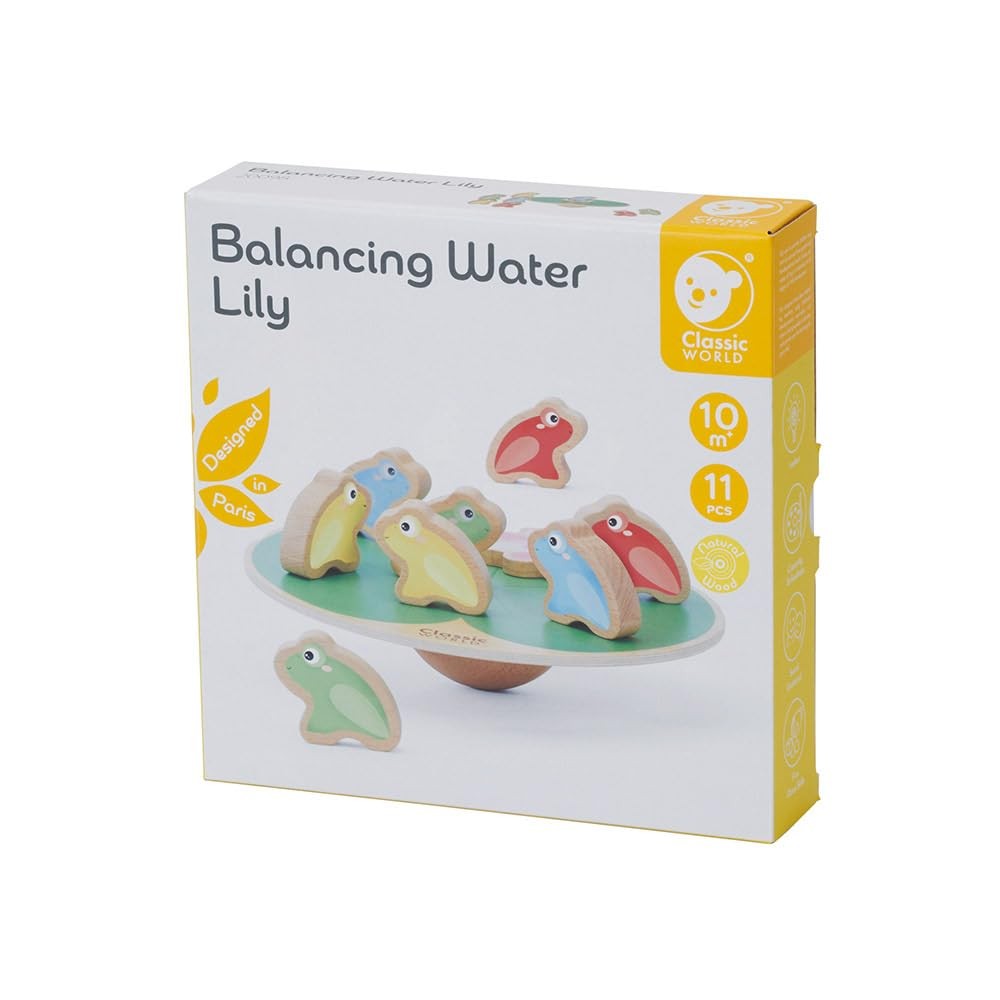 Classic World – Balancing Water Lily Game – Balancing and Stacking Toys – Montes