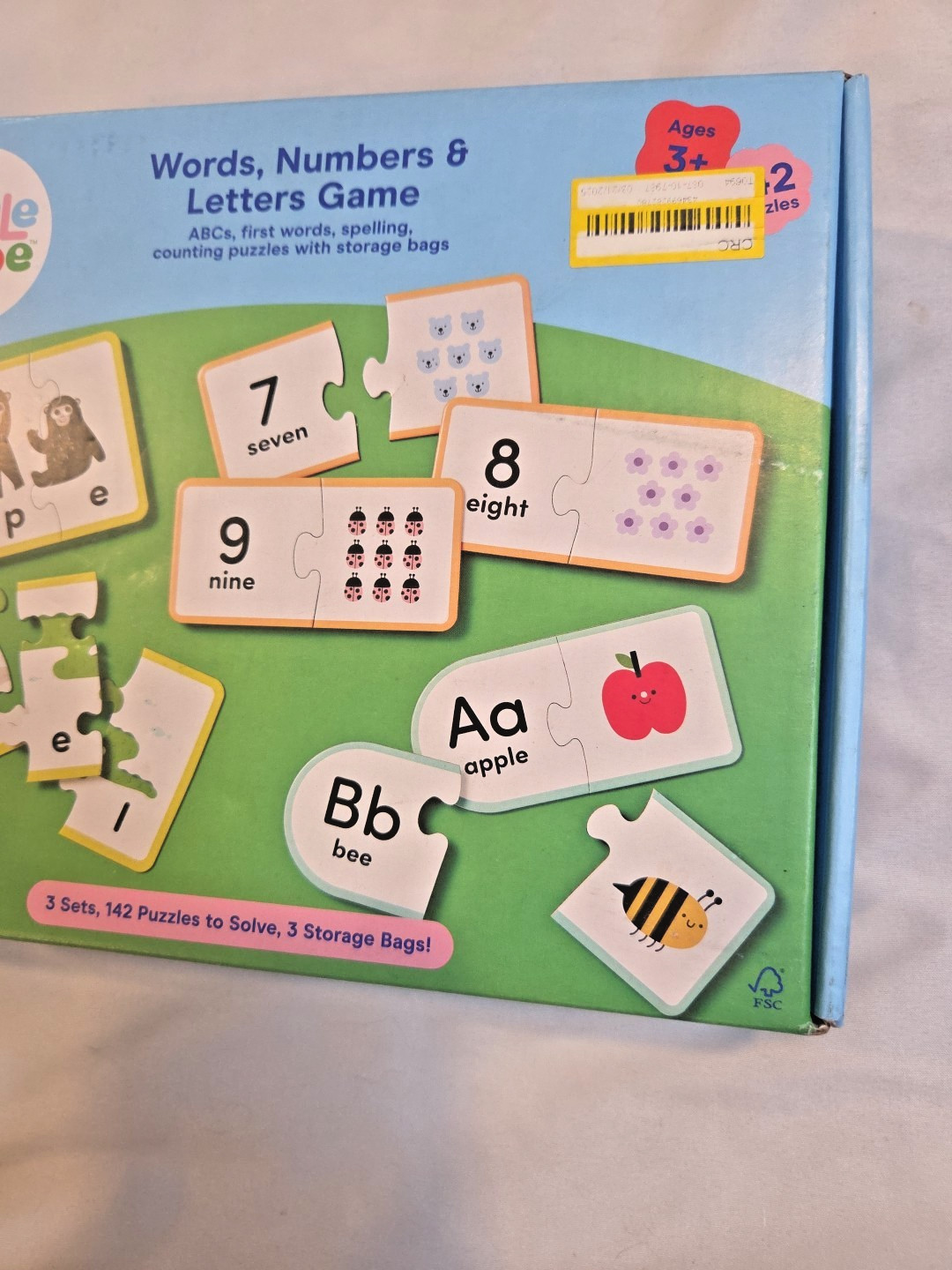 Gigglescape Words, Numbers, & Letters Game – Educational Toddler Set New In Box