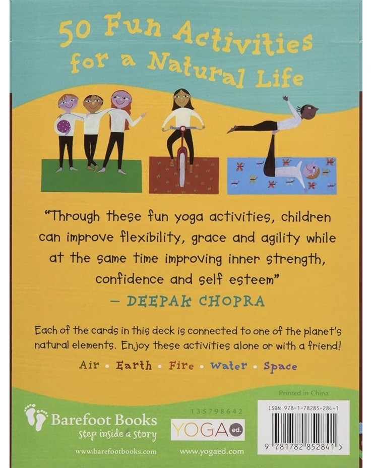 Barefoot Books Yoga Activity Cards for Kids & Mindful Kids Activity Card Set