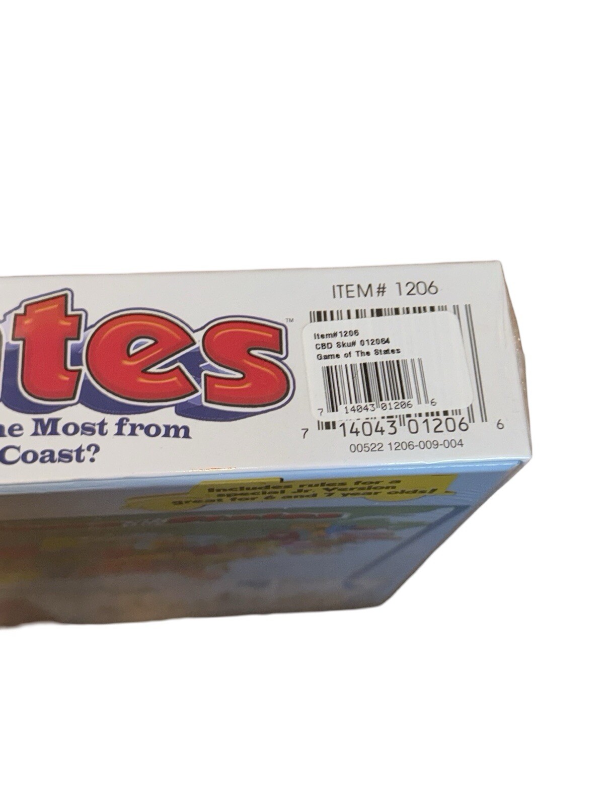 Game of the States Sell the Most from Coast to Coast 2-4 players 8+ Educational