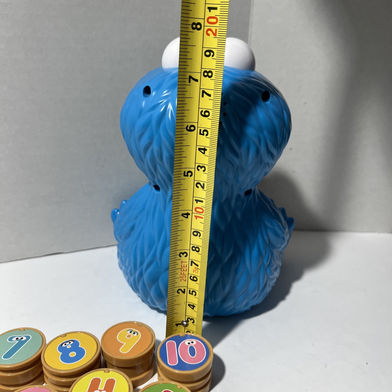 SESAME STREET Cookie Monster Counting Jar Tested Educational Math Learning Toy