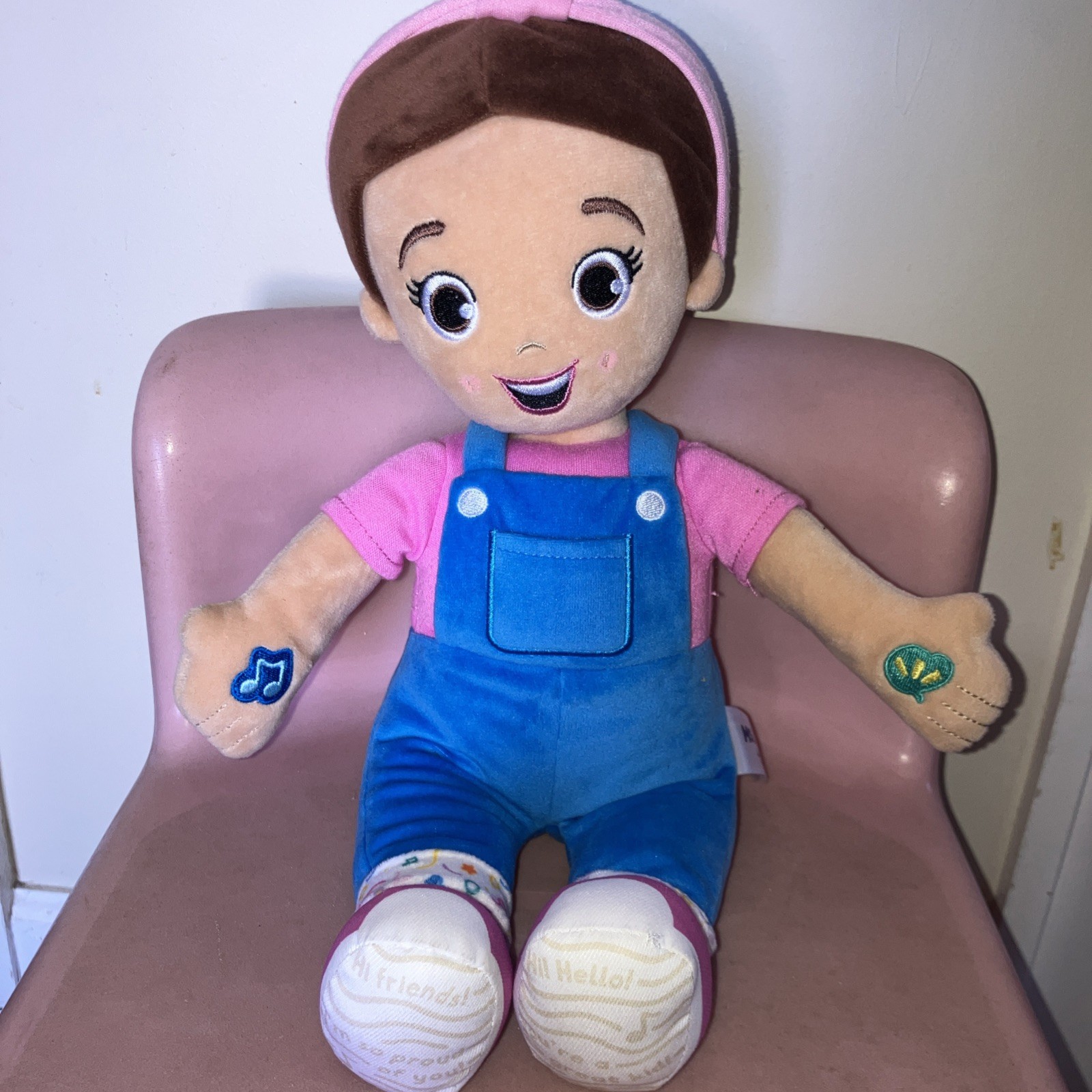 SPIN MASTER GUND 2024 MS. RACHEL SPEAK & SING 14″ TALKING SINGING PLUSH DOLL LN!