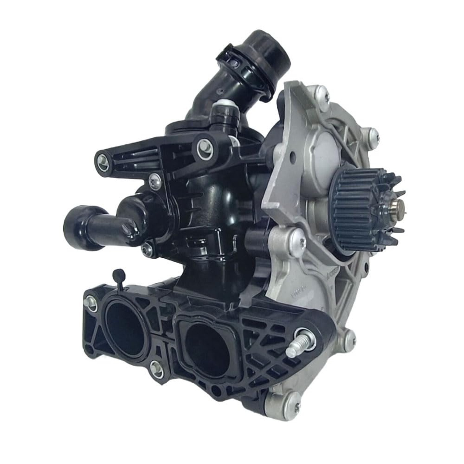 Engine Mechanical Water Pump with Belt Thermostat Housing Assembly Fit for Vo…