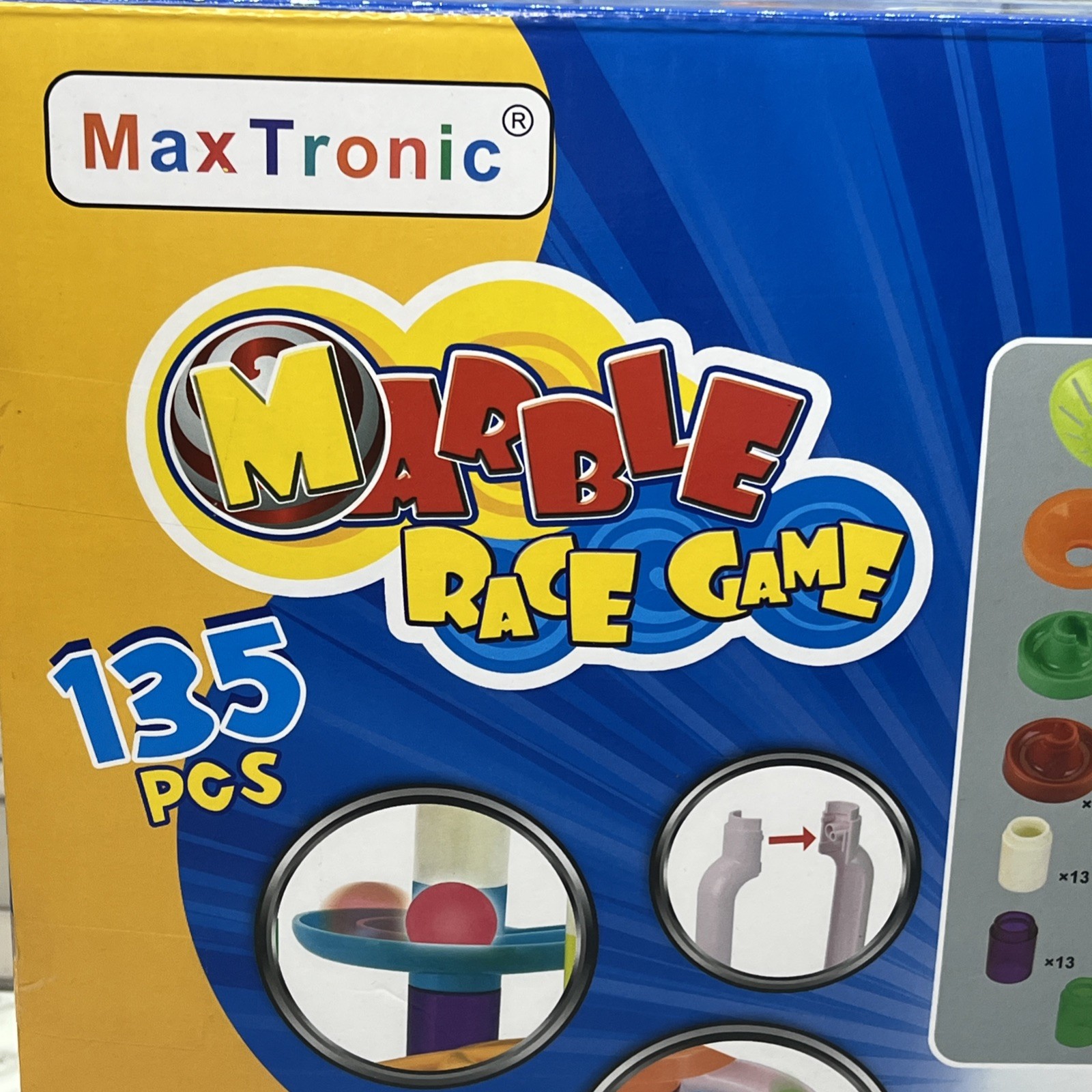 Marble Race Game 135 Pieces STEM Toy Ages 3+ Model 8104 ifollower Creative Fun!