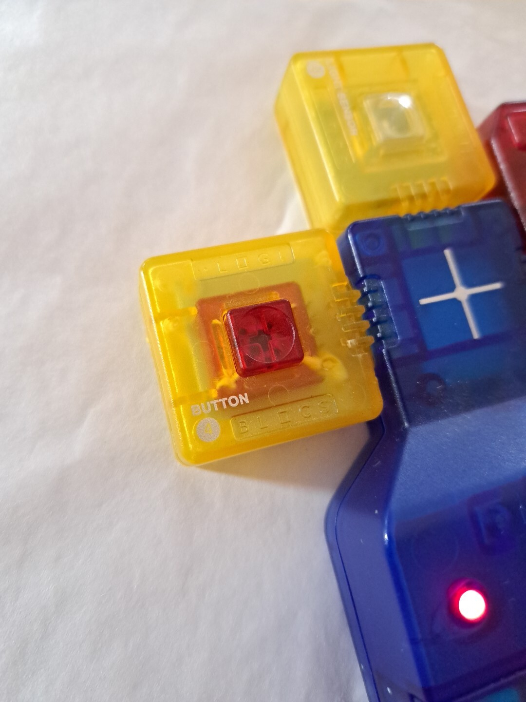 LogiBlocs Secret Recorder Button & Light Sensor
