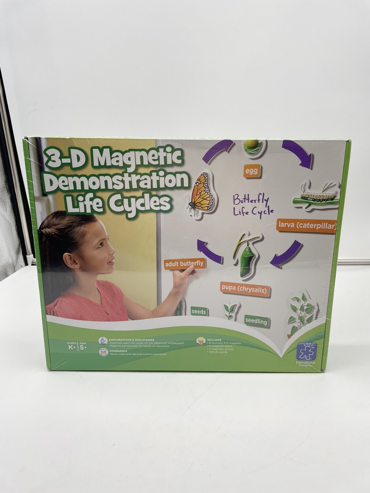 Educational Insights 3-D Magnetic Demonstration Life Cycle Grades K+ Homeschool