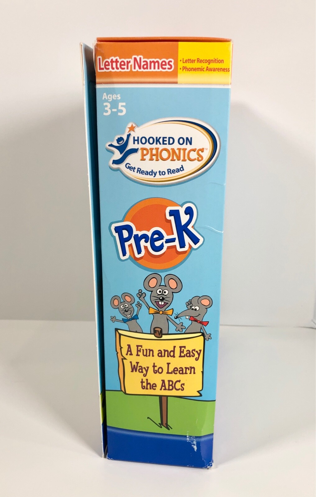 Hooked on Phonics Get Ready To Read Letter Names Letter Sounds ABC Pre K Age 3-5